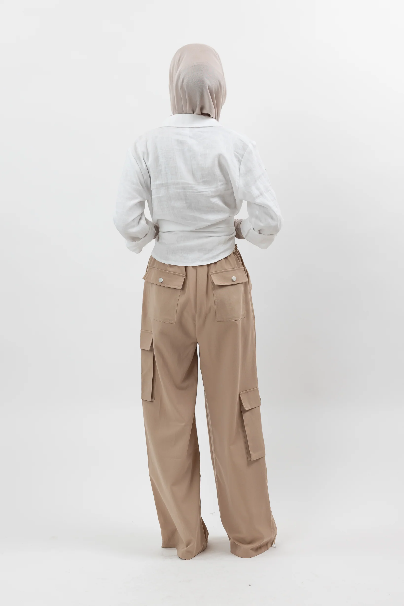 Contrast Combat Pants - Image 4