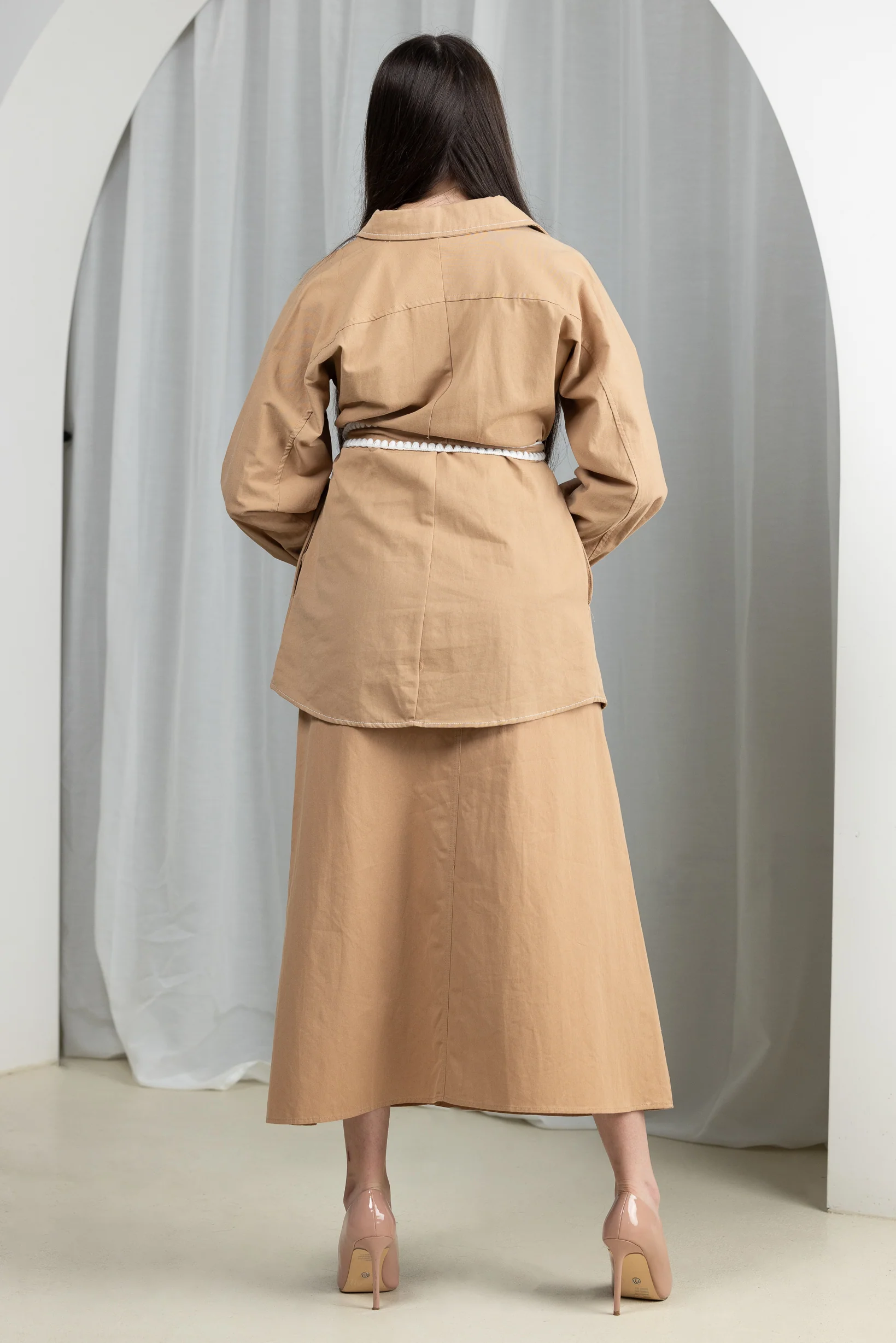 Cora Fray Waist Skirt - Image 5