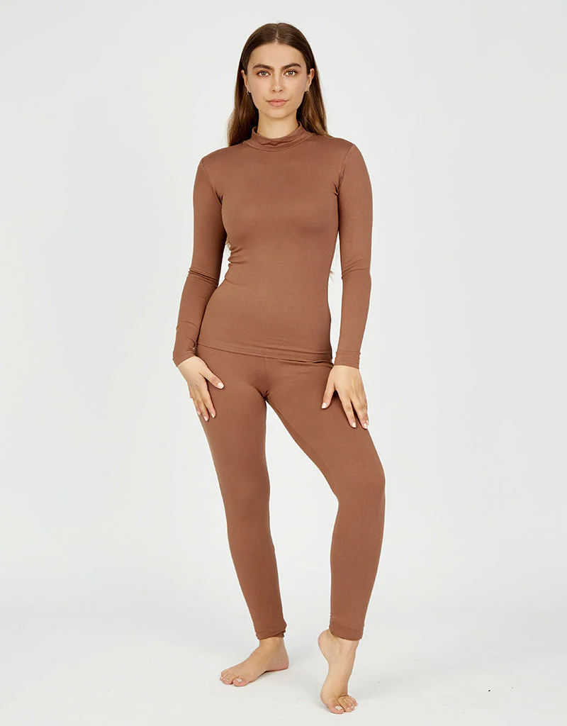 Poly Span Leggings - Dark Shades - Image 2