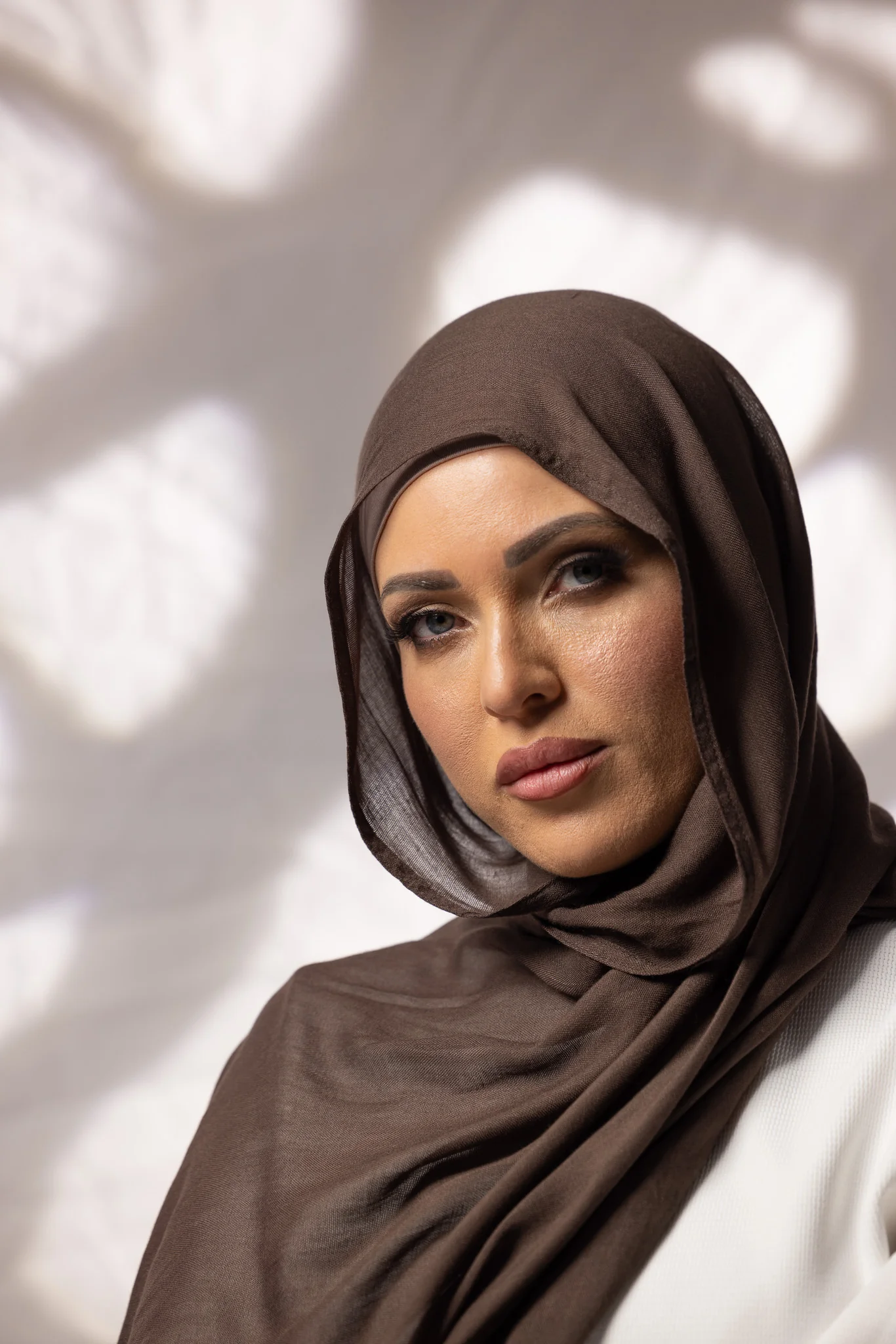Cotton Modal Shawls - Dark Brown - Image 24