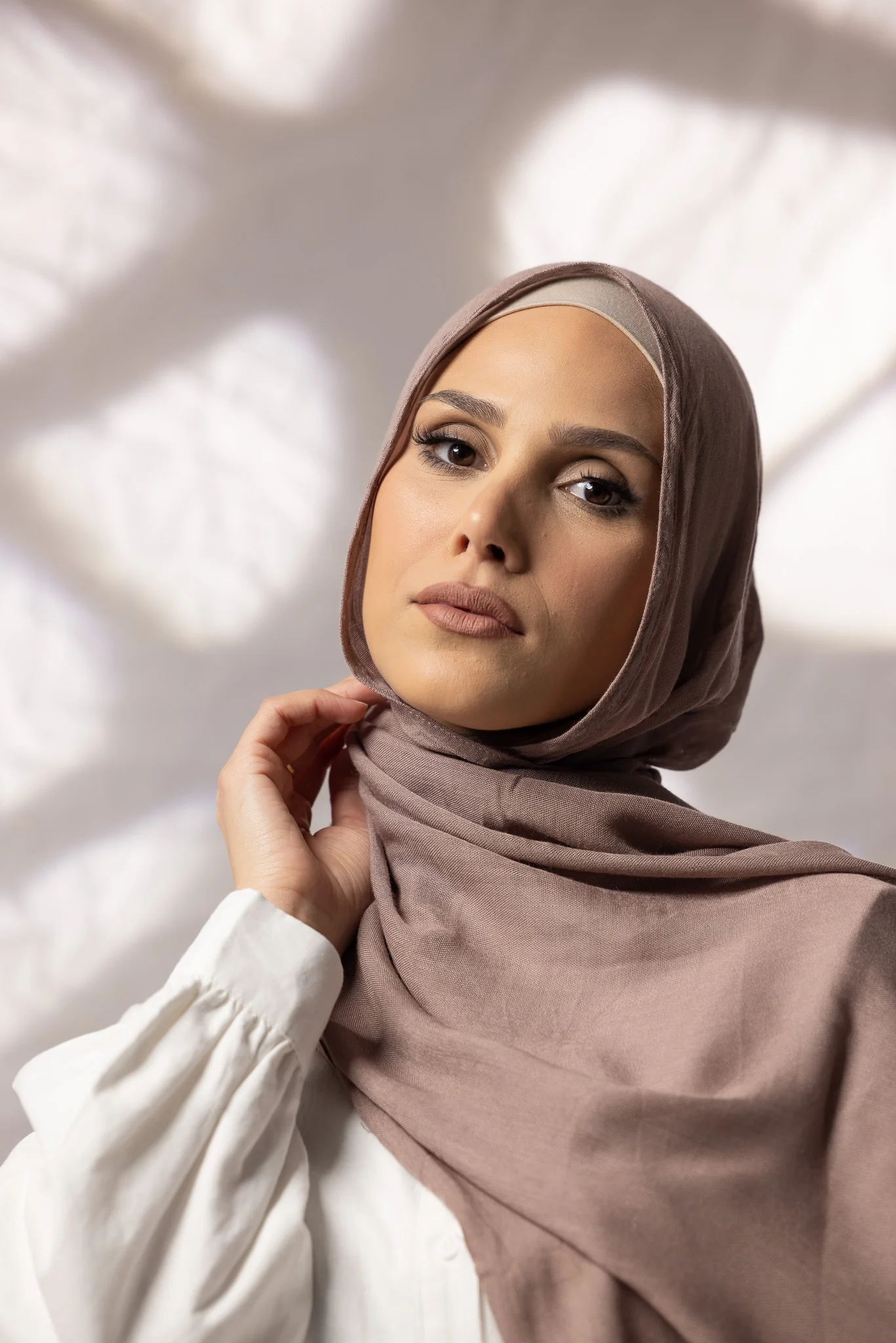 Cotton Modal Shawls - Shades of Dark Nude - Image 13