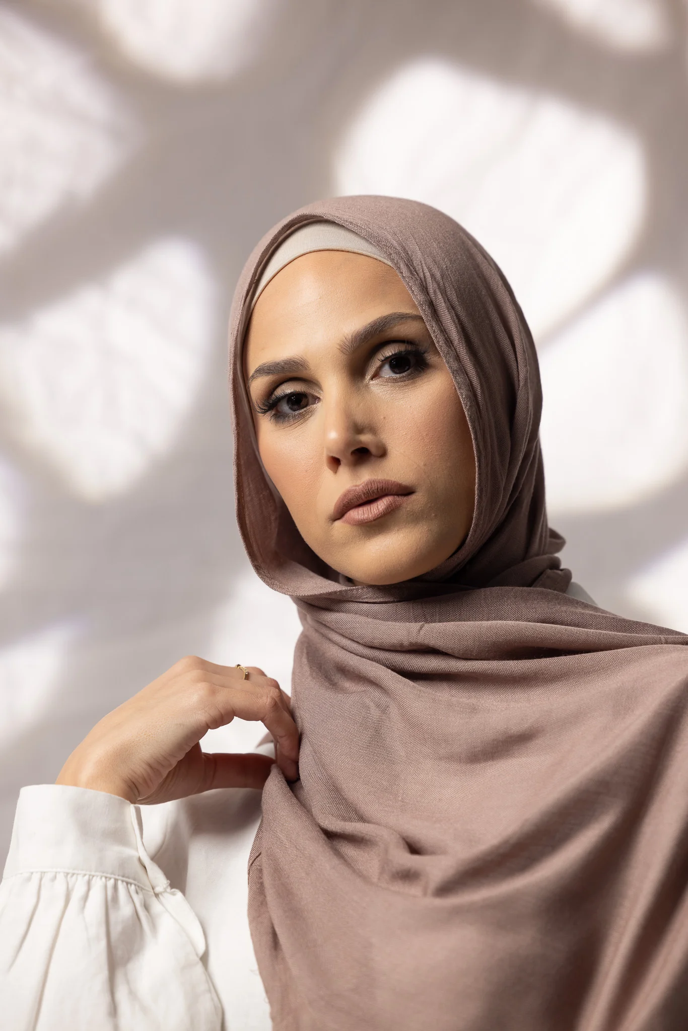 Cotton Modal Shawls - Shades of Dark Nude - Image 14