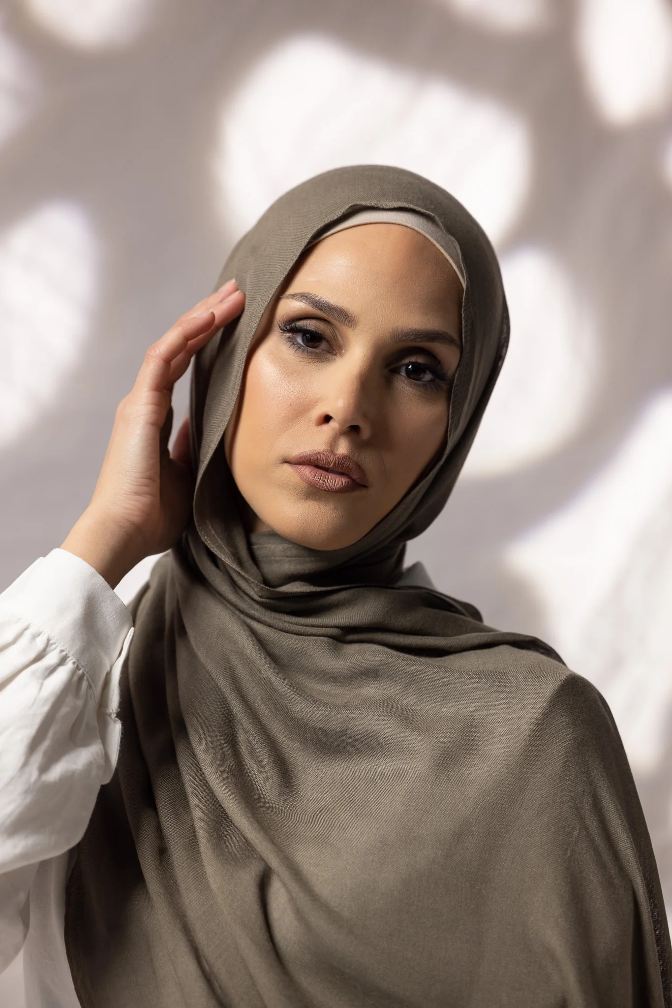Cotton Modal Shawls - Shades of Green - Image 4