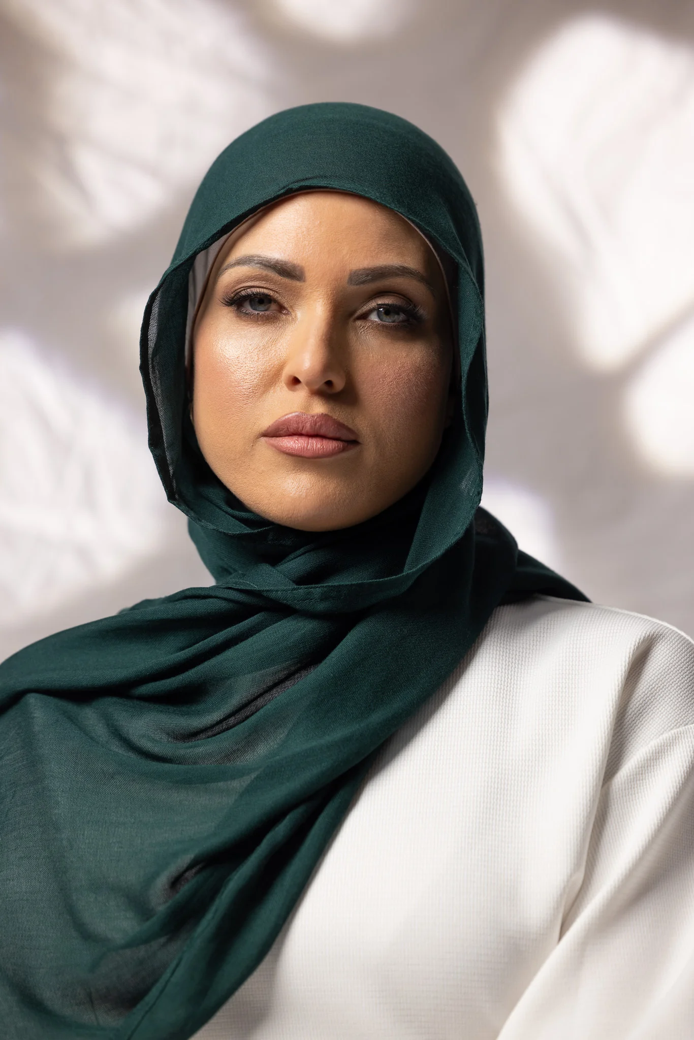 Cotton Modal Shawls - Shades of Green - Image 7