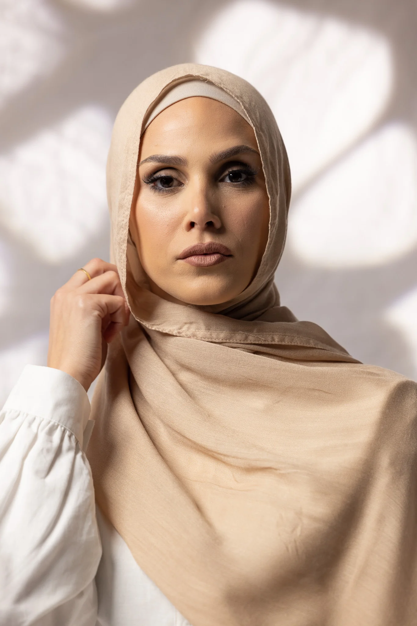 Cotton Modal Shawls - Shades of Light Nude - Image 9
