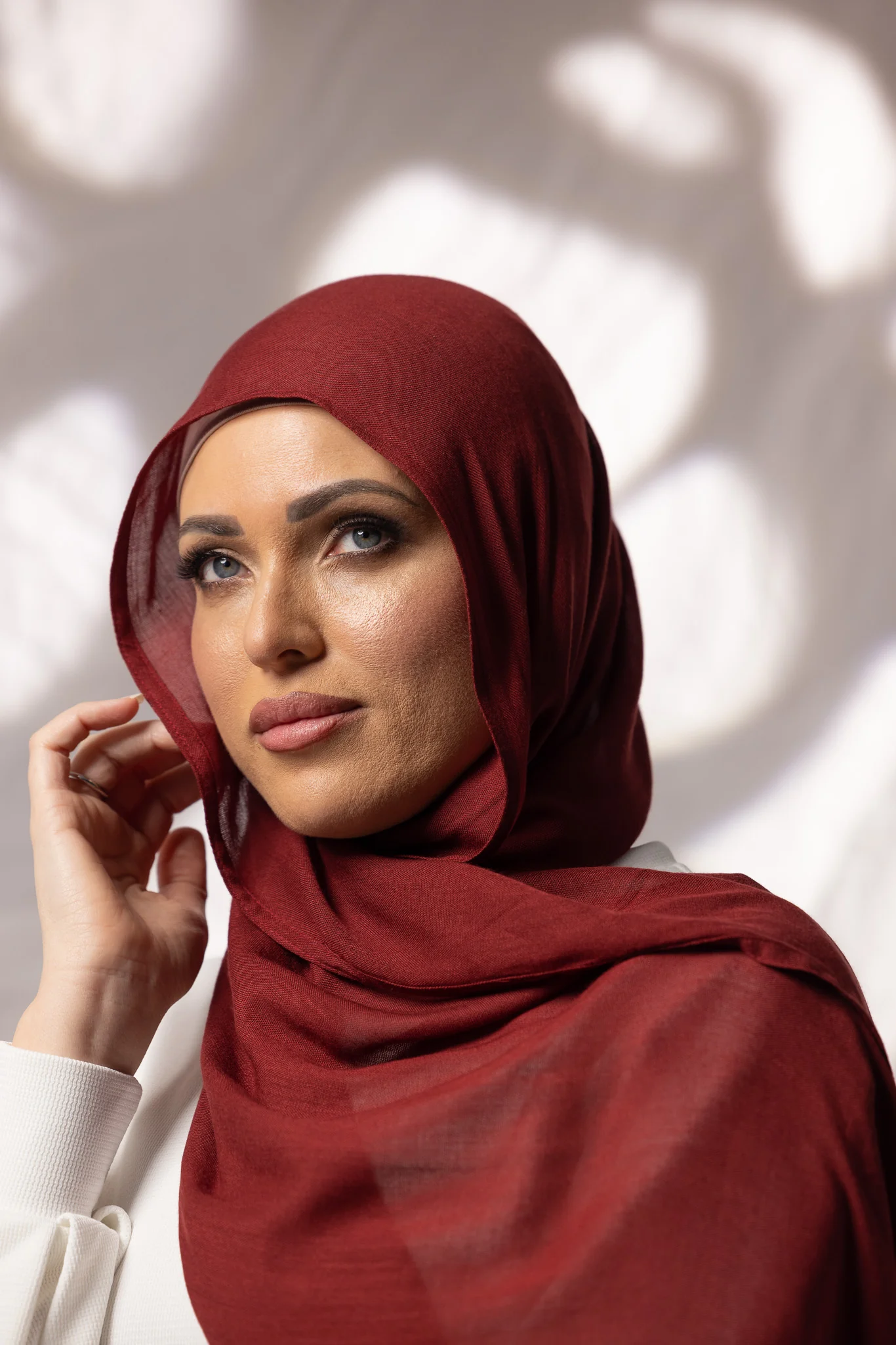 Cotton Modal Shawls - Shades of Red - Image 5
