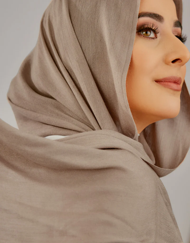 Cotton Tassel Twisted Shawl - Shades of Grey - Image 9