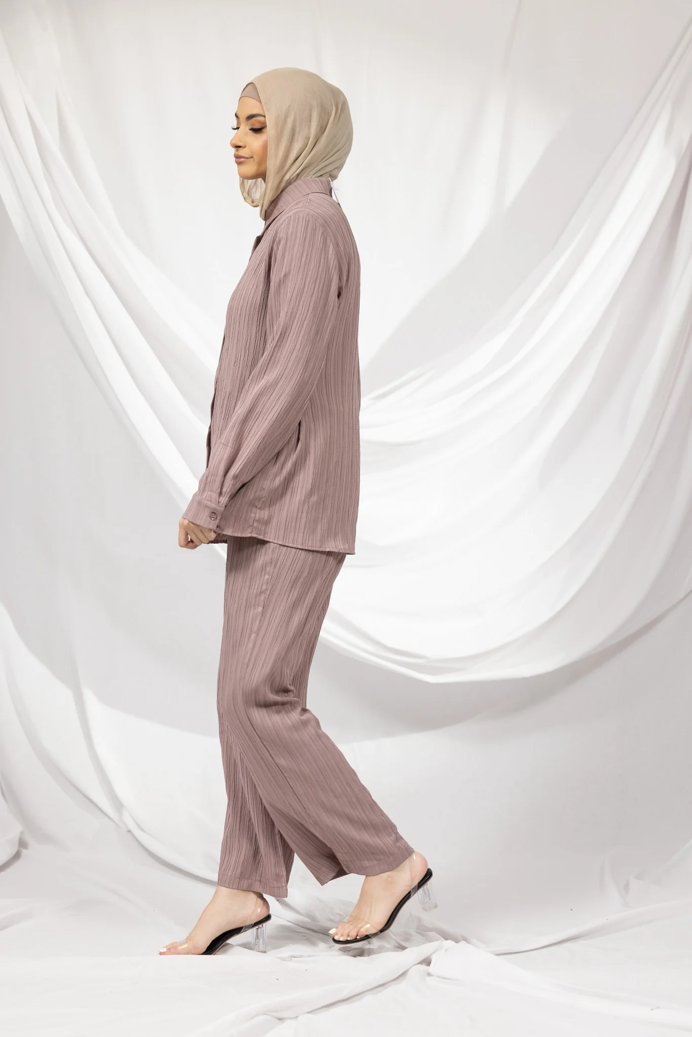 Crinkle Pleat Pants - Image 2