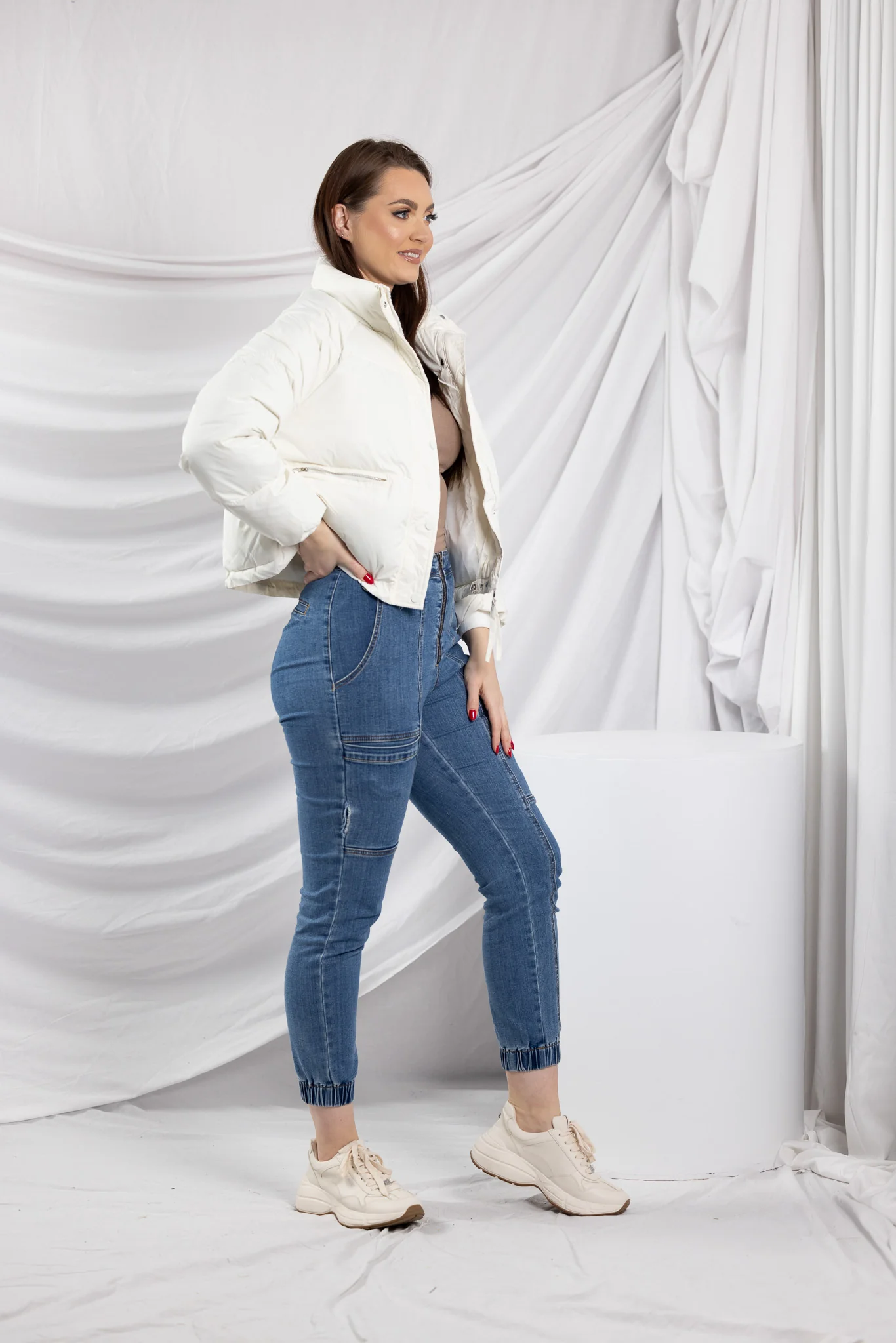 Crop Puffy Jacket - Image 4
