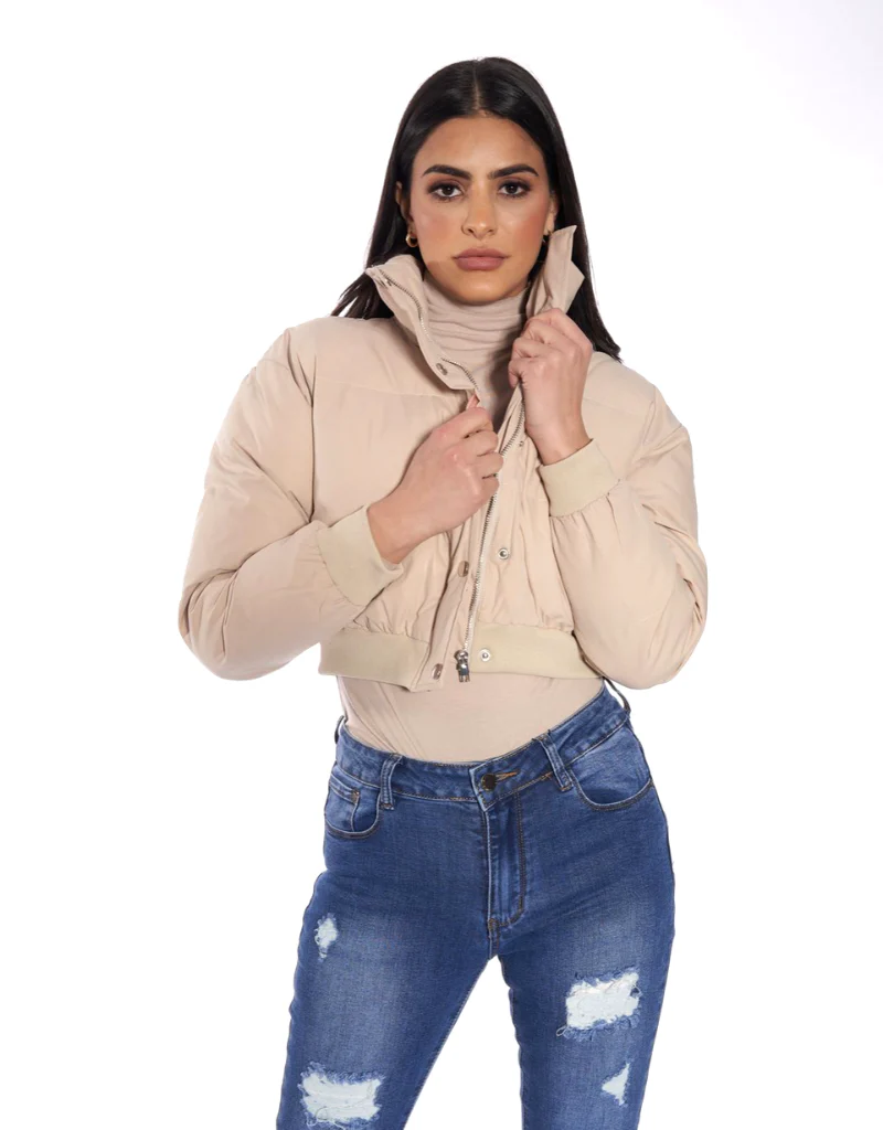 Crop Puffy Jacket - Image 3