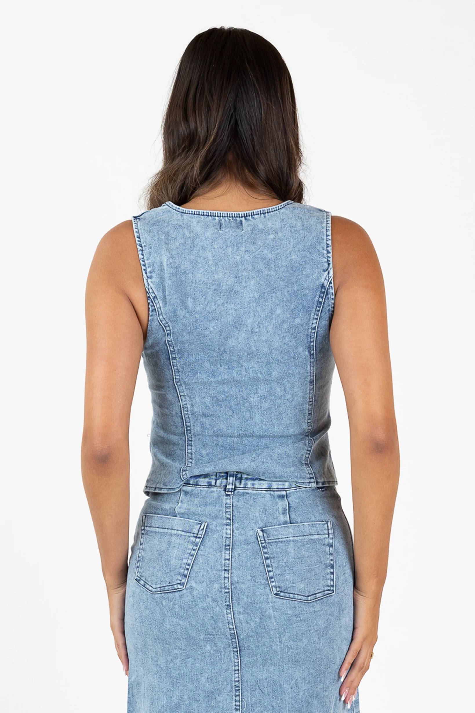 Denae Denim Vest - Image 6