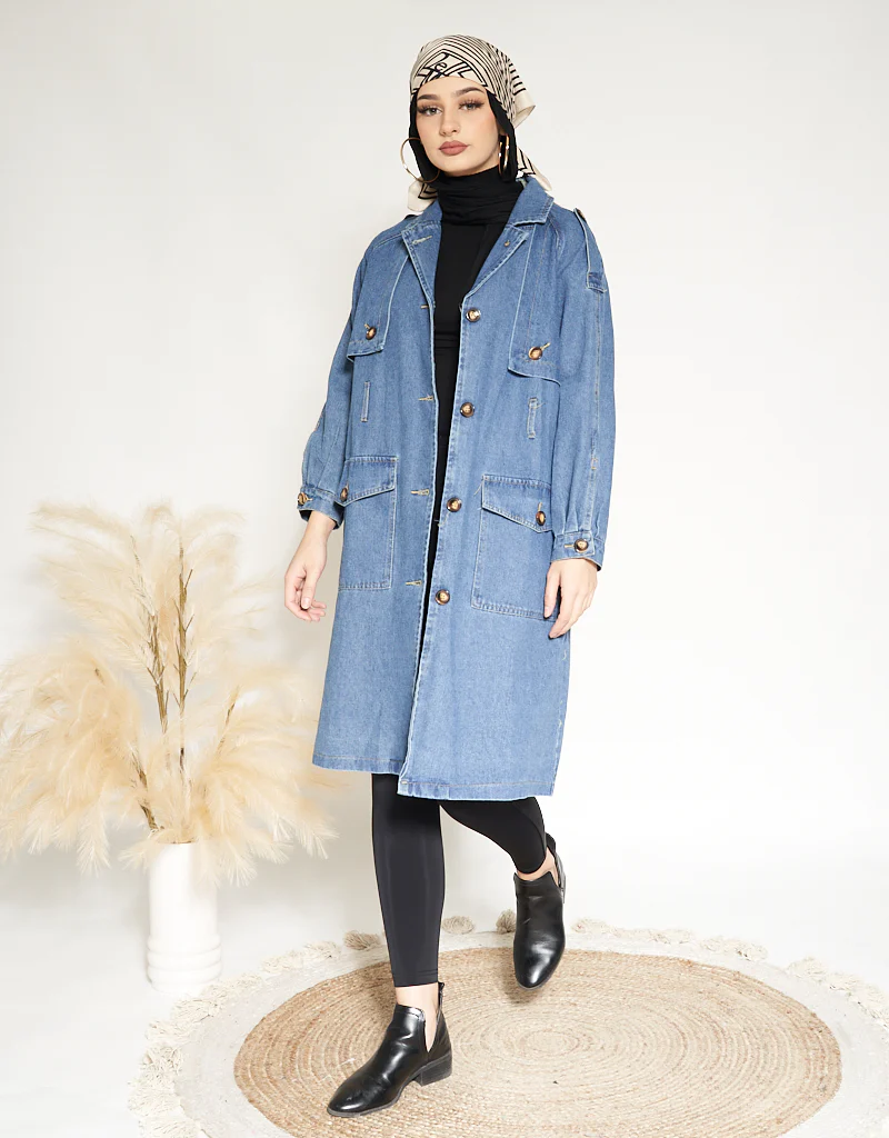 Denim Trench - Image 4