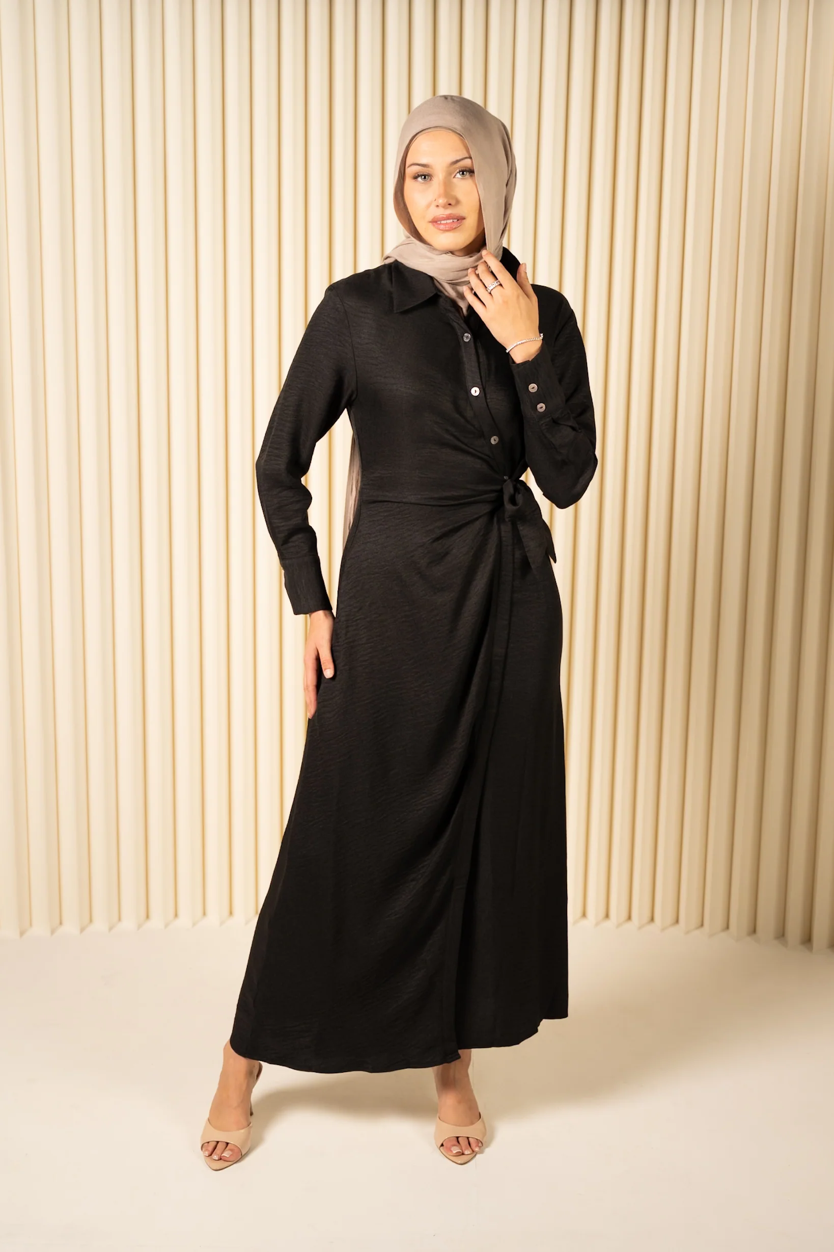 Denize Shirt Wrap Dress - Image 7