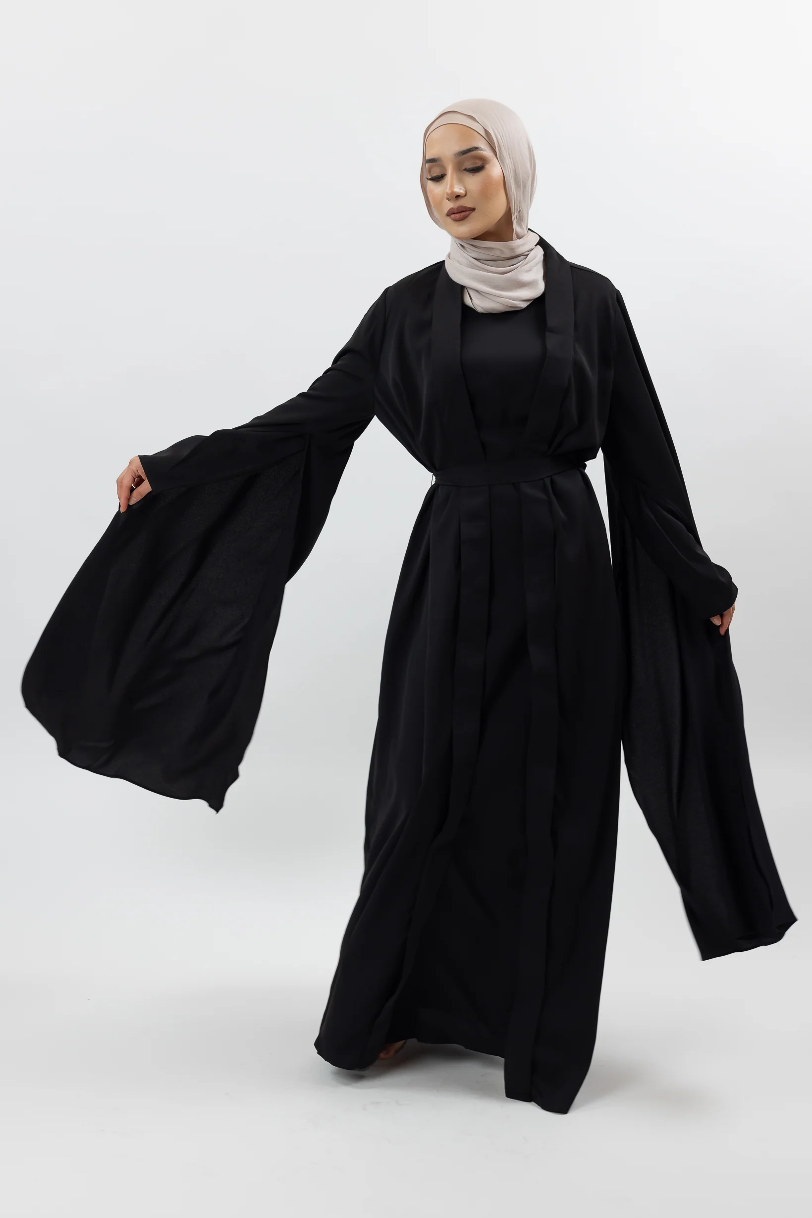 Dianna Drape Abaya Set - Image 8