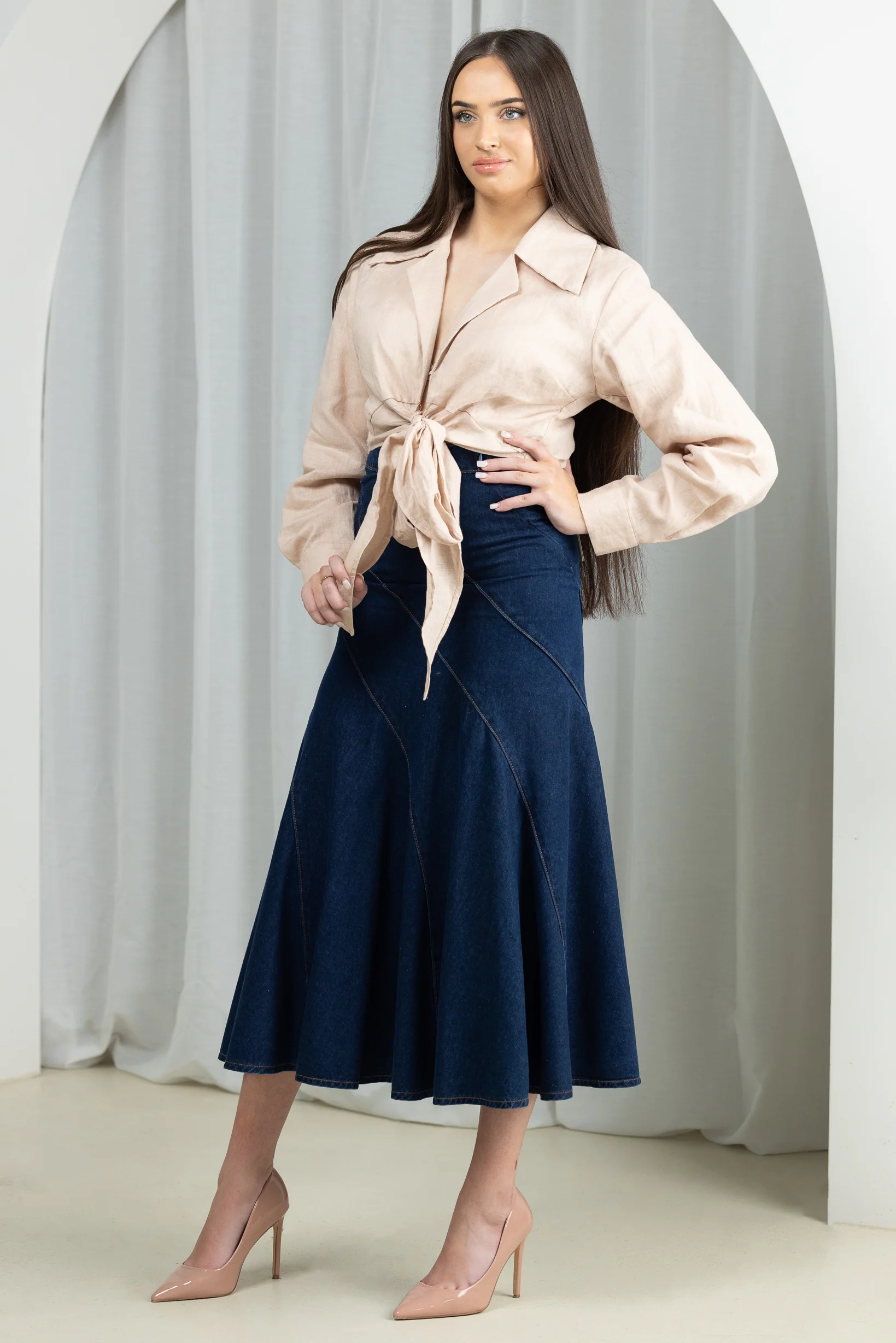 Diva Denim Skirt - Image 3