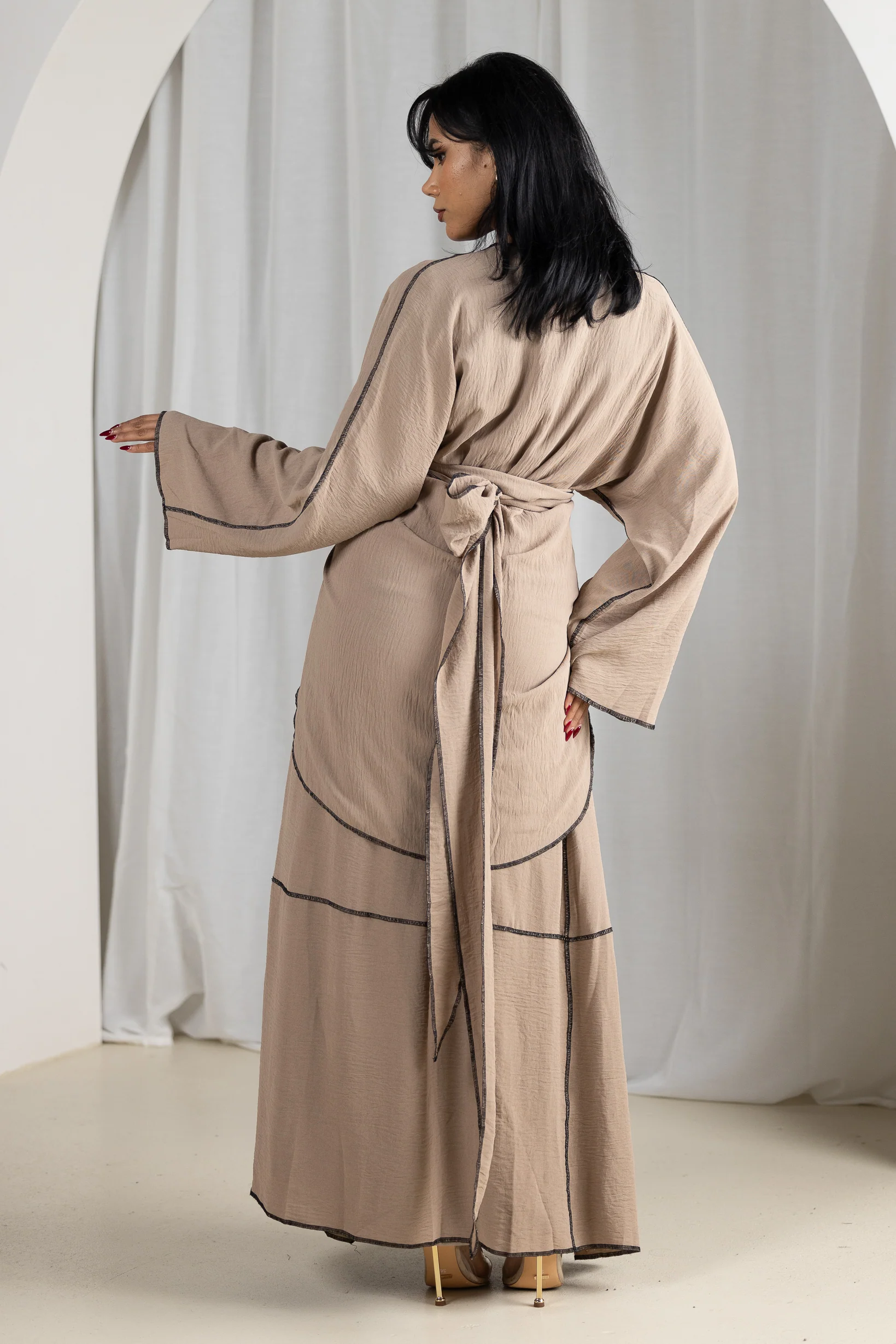 Dounya 3pc Abaya Set - Image 11