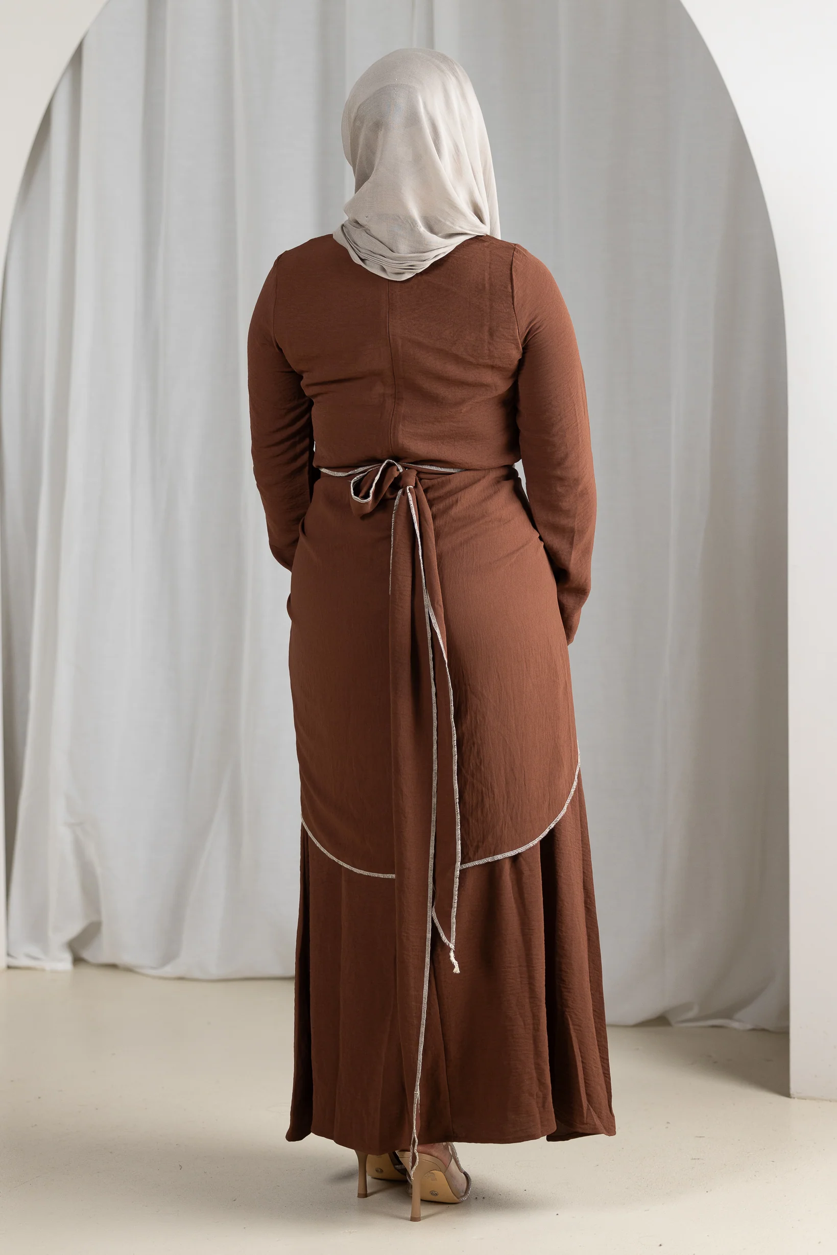 Dounya 3pc Abaya Set - Image 18