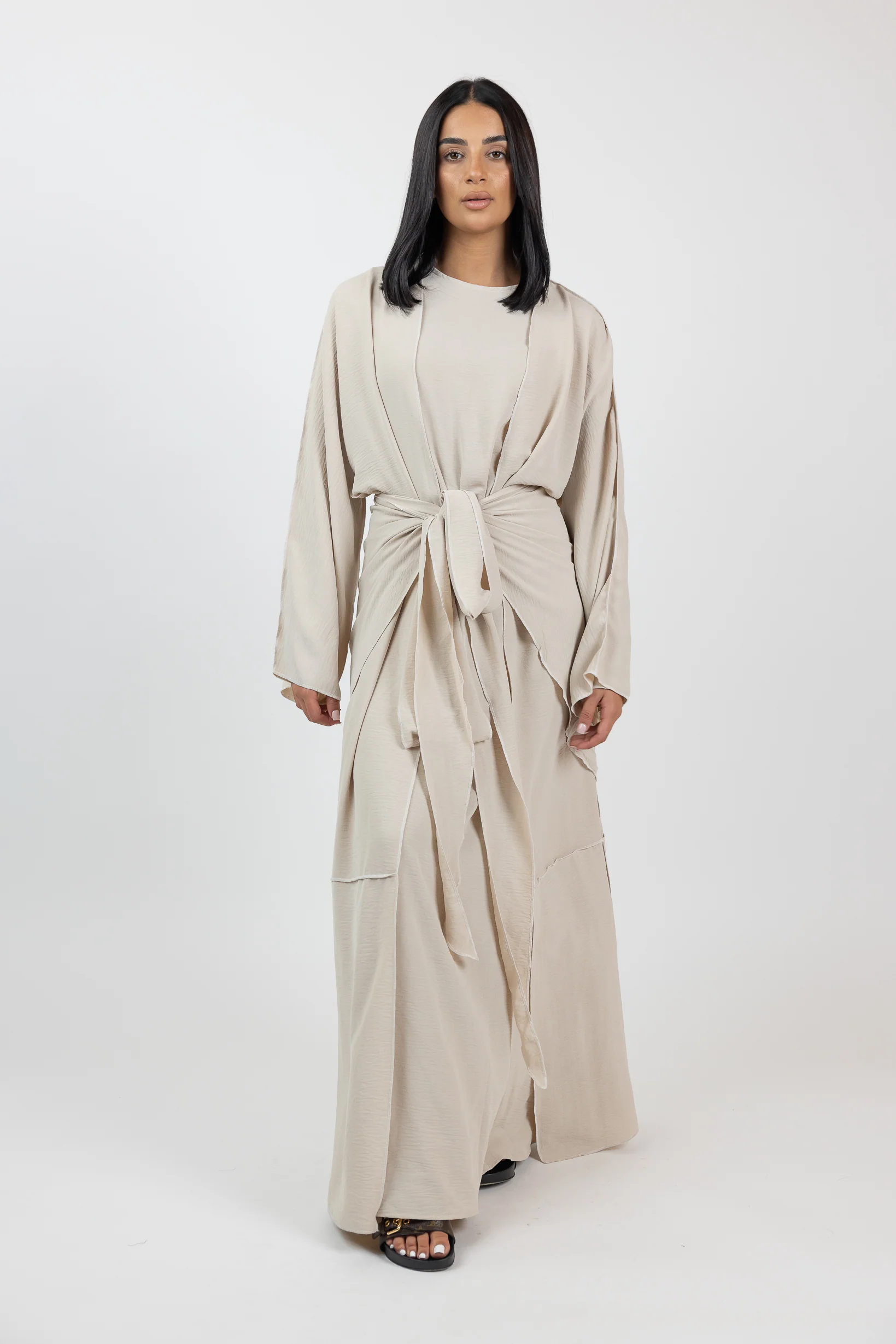 Dounya 3pc Abaya Set - Image 29