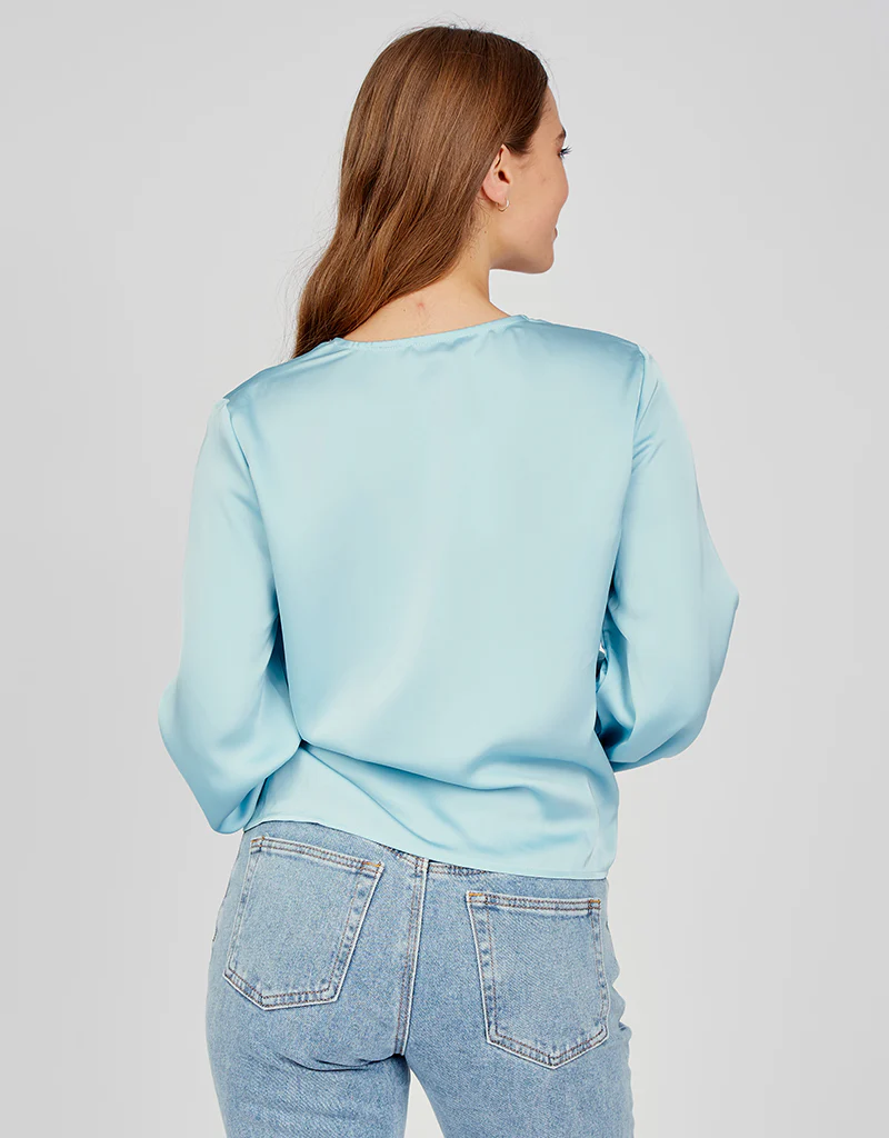 Drape Wrap Blouse - Image 11
