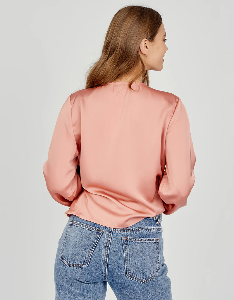Drape Wrap Blouse - Image 5