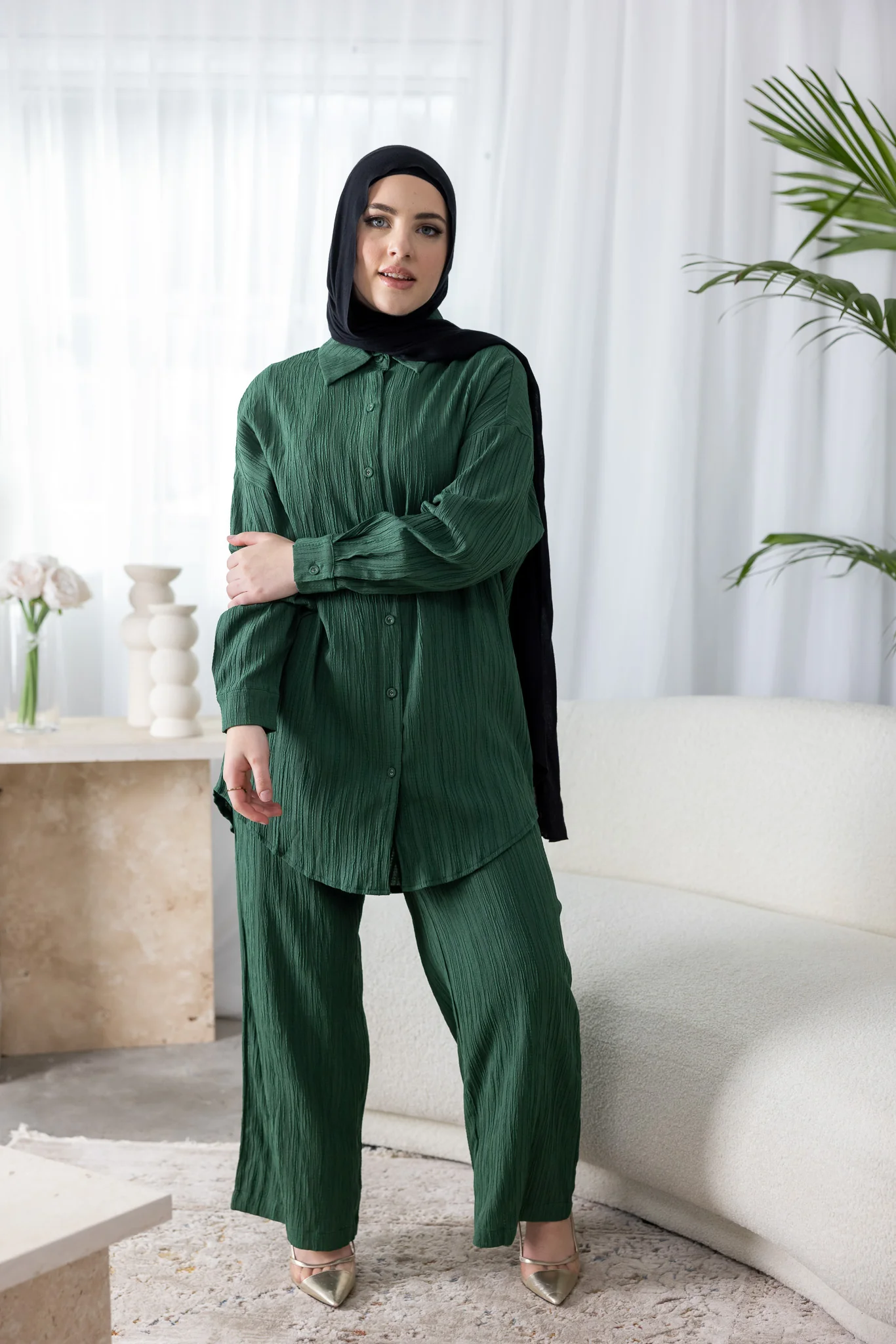 Dream Longline Textured Pants - Image 16