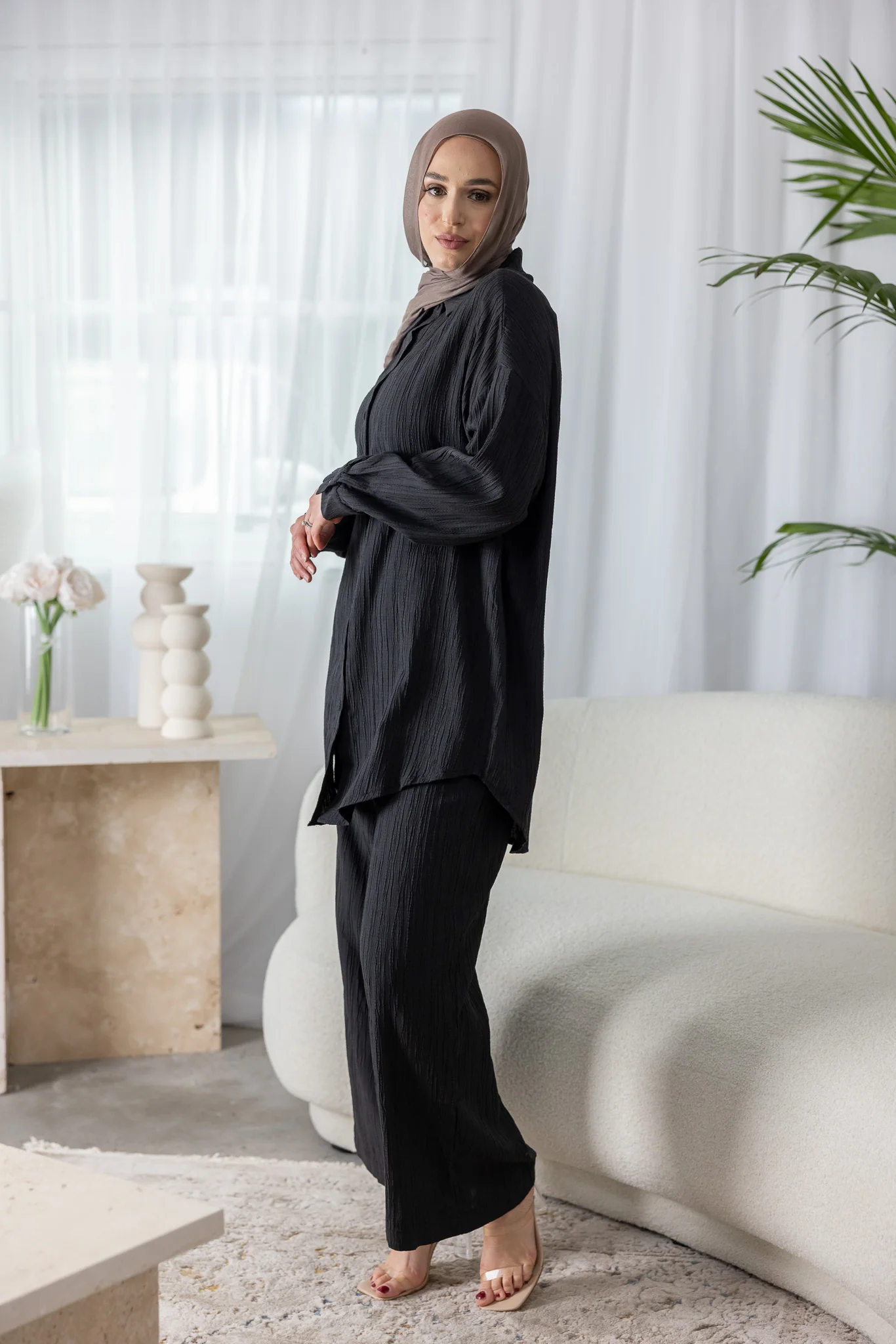 Dream Longline Textured Pants - Image 9