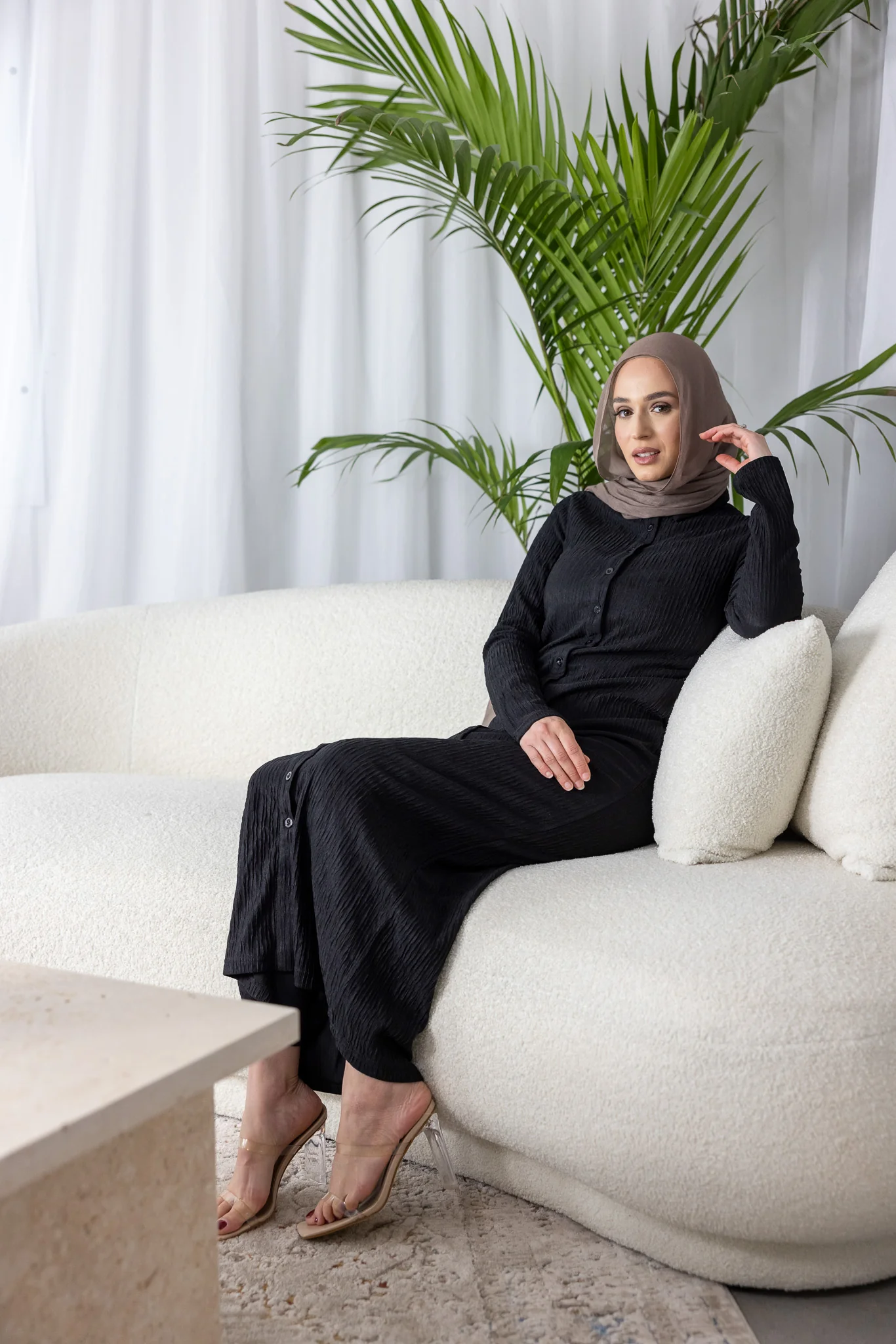 Dream Textured Shirt Dress - Image 6