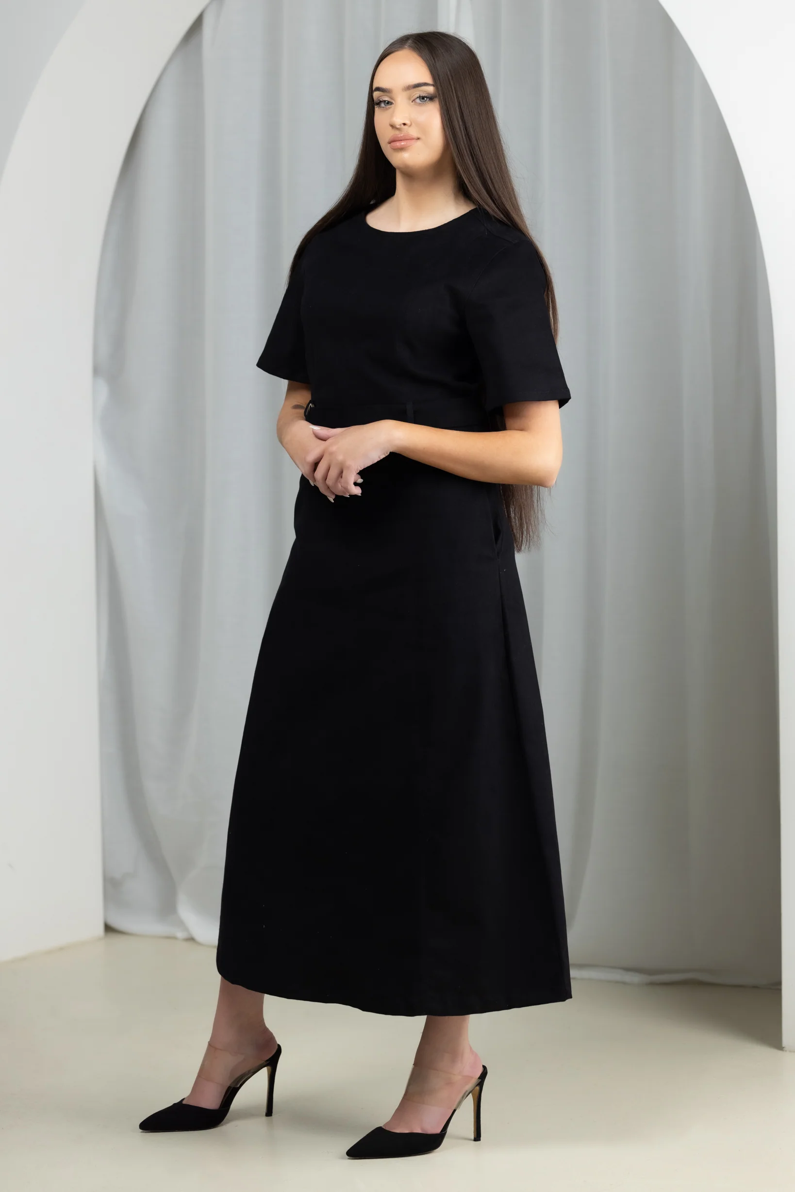 Ebonie Elastane Dress - Image 3