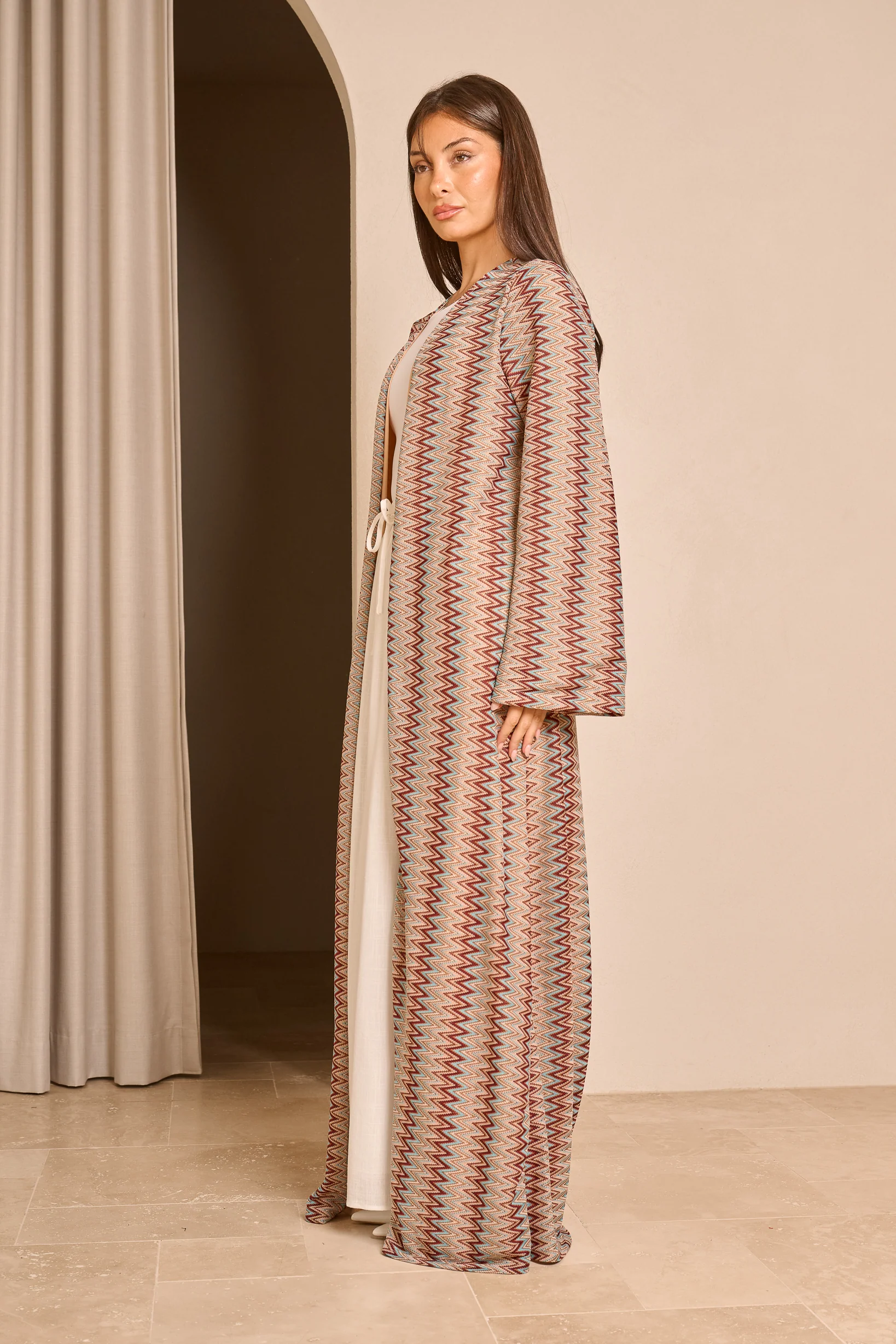 Èlan Chevron Muse Cardigan - Image 13