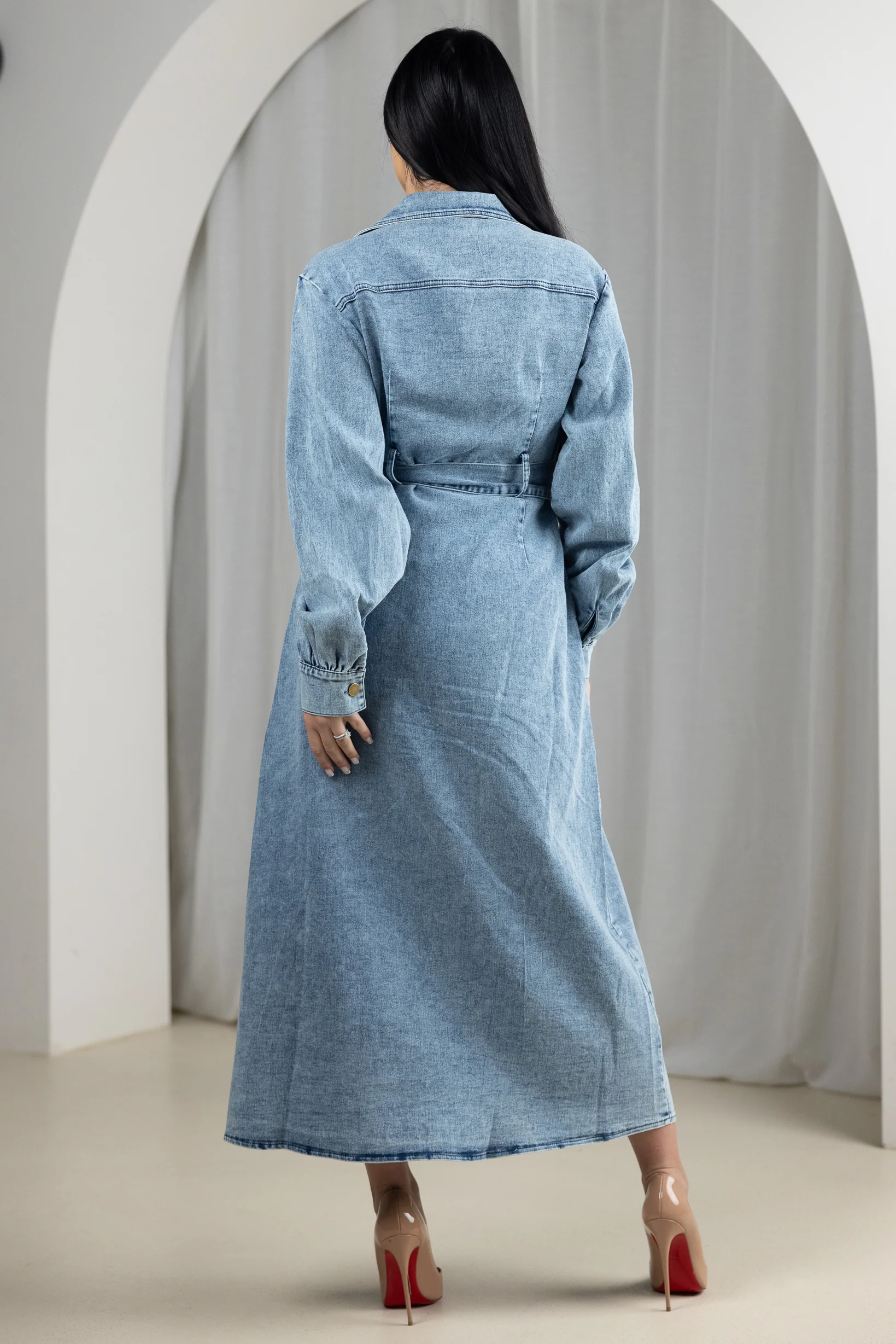 Elana Stitch Dress - Image 9
