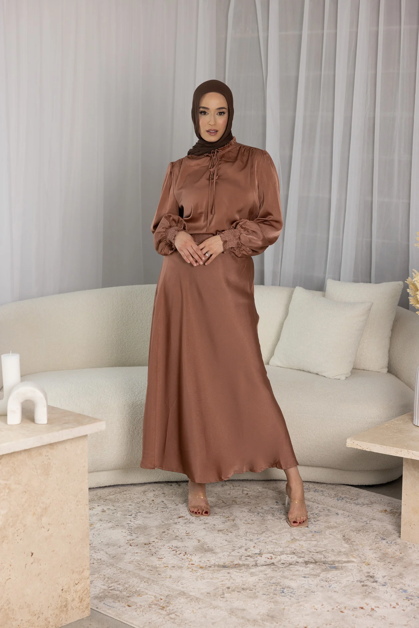 Ellarose Satin Blouse - Image 15