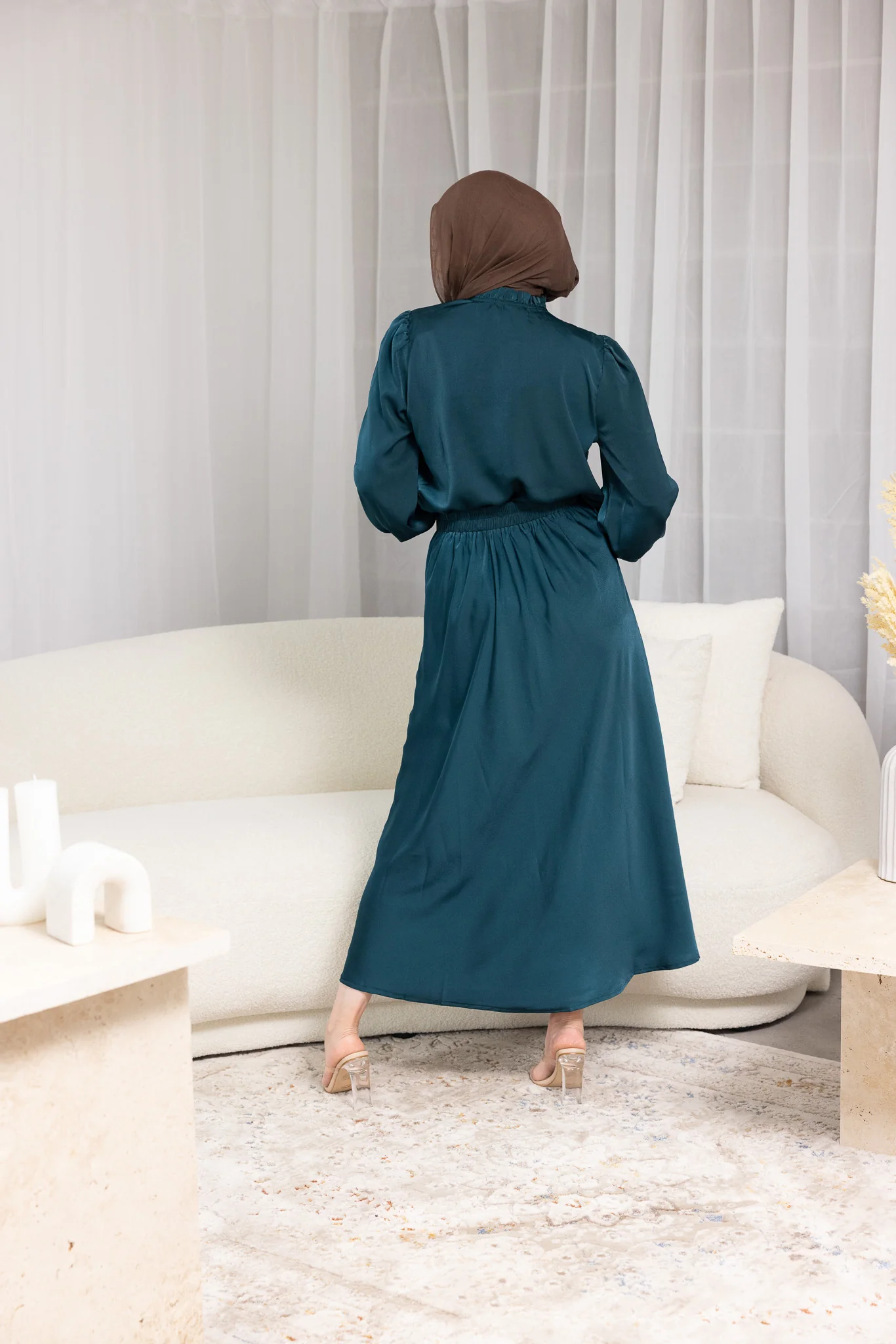 Ellarose Satin Blouse - Image 20