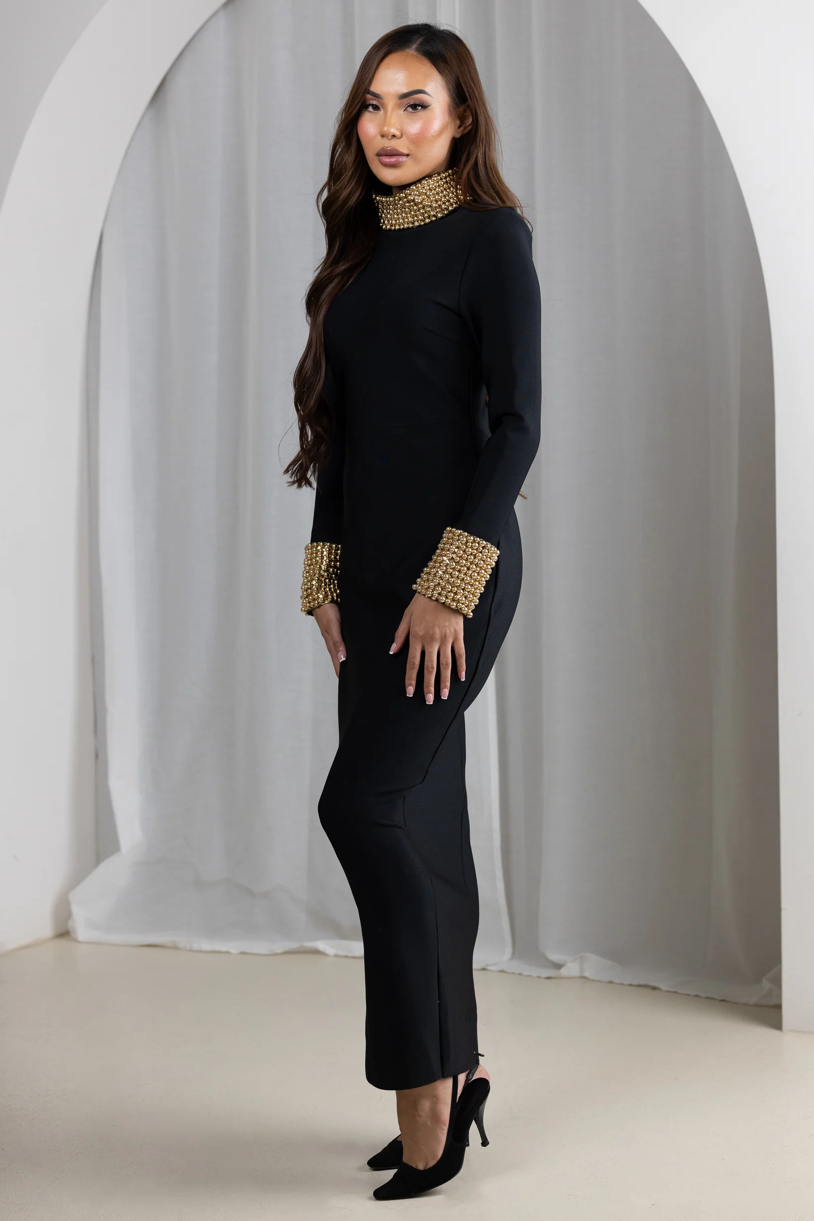 Embellished Pearl Dress - Image 6