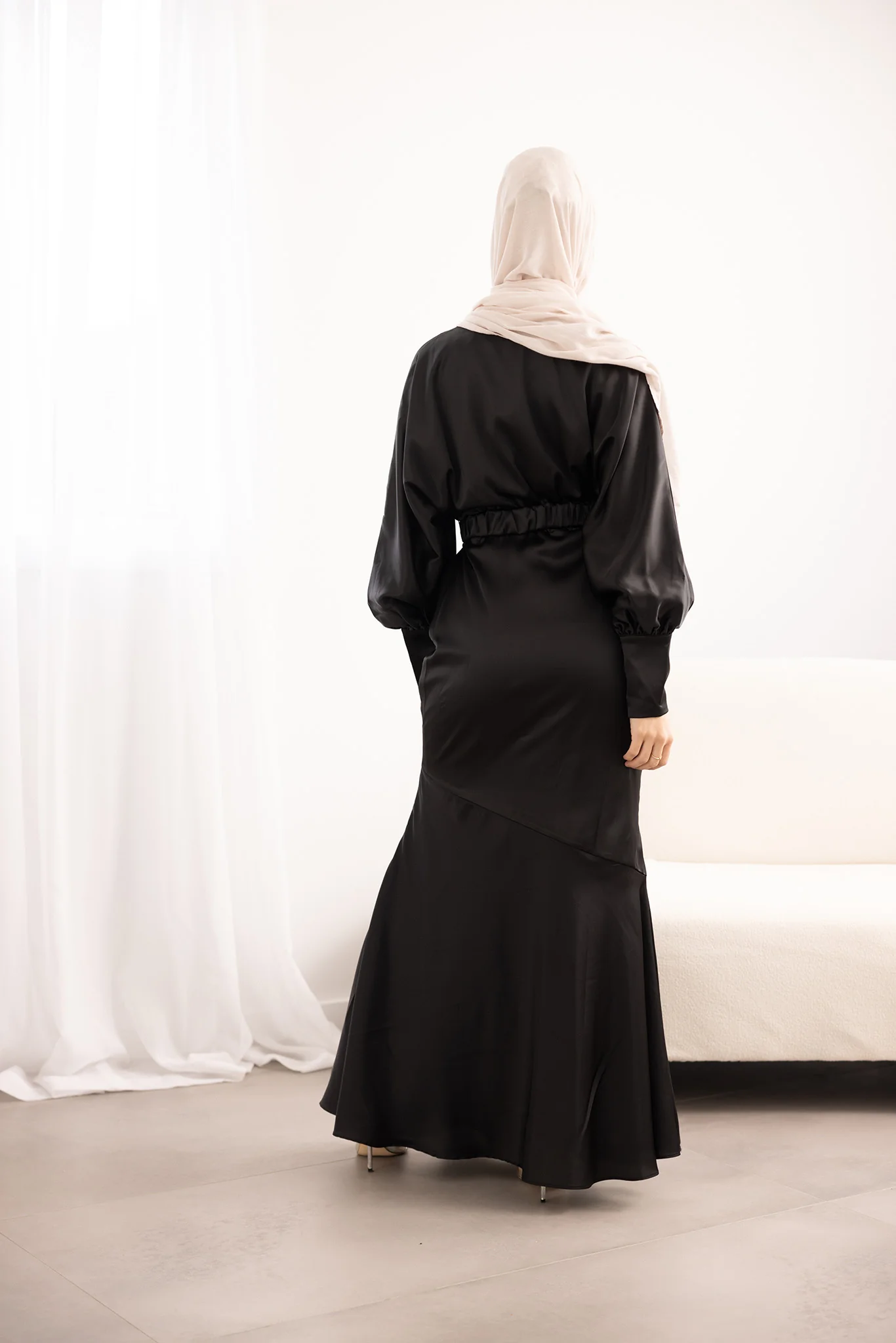 Emilijah Satin Dress - Image 11