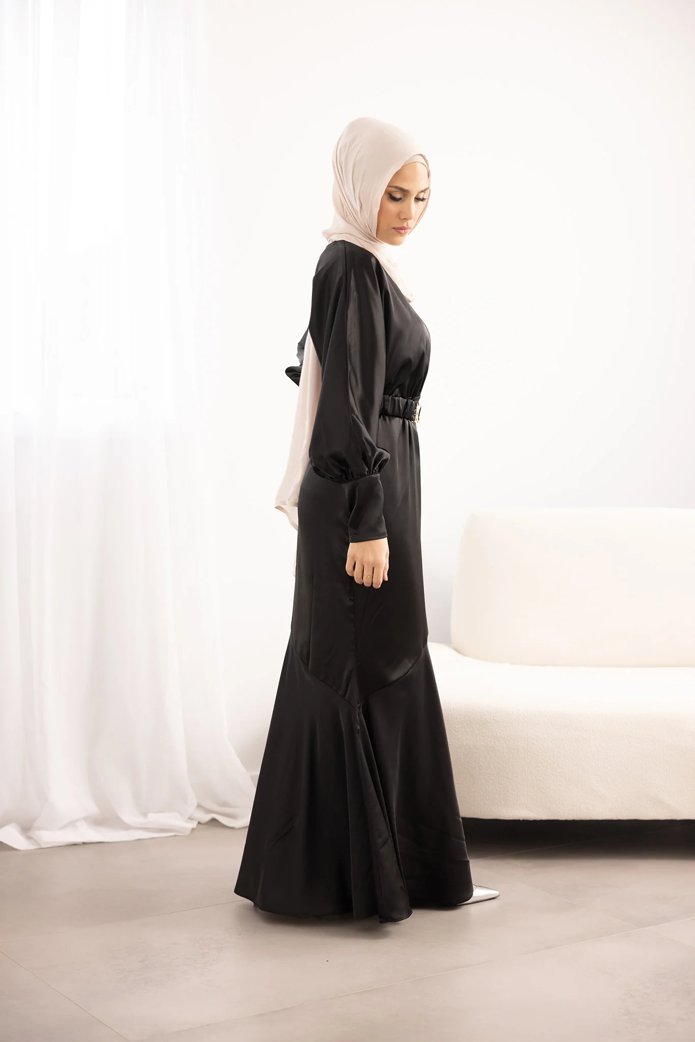 Emilijah Satin Dress - Image 12