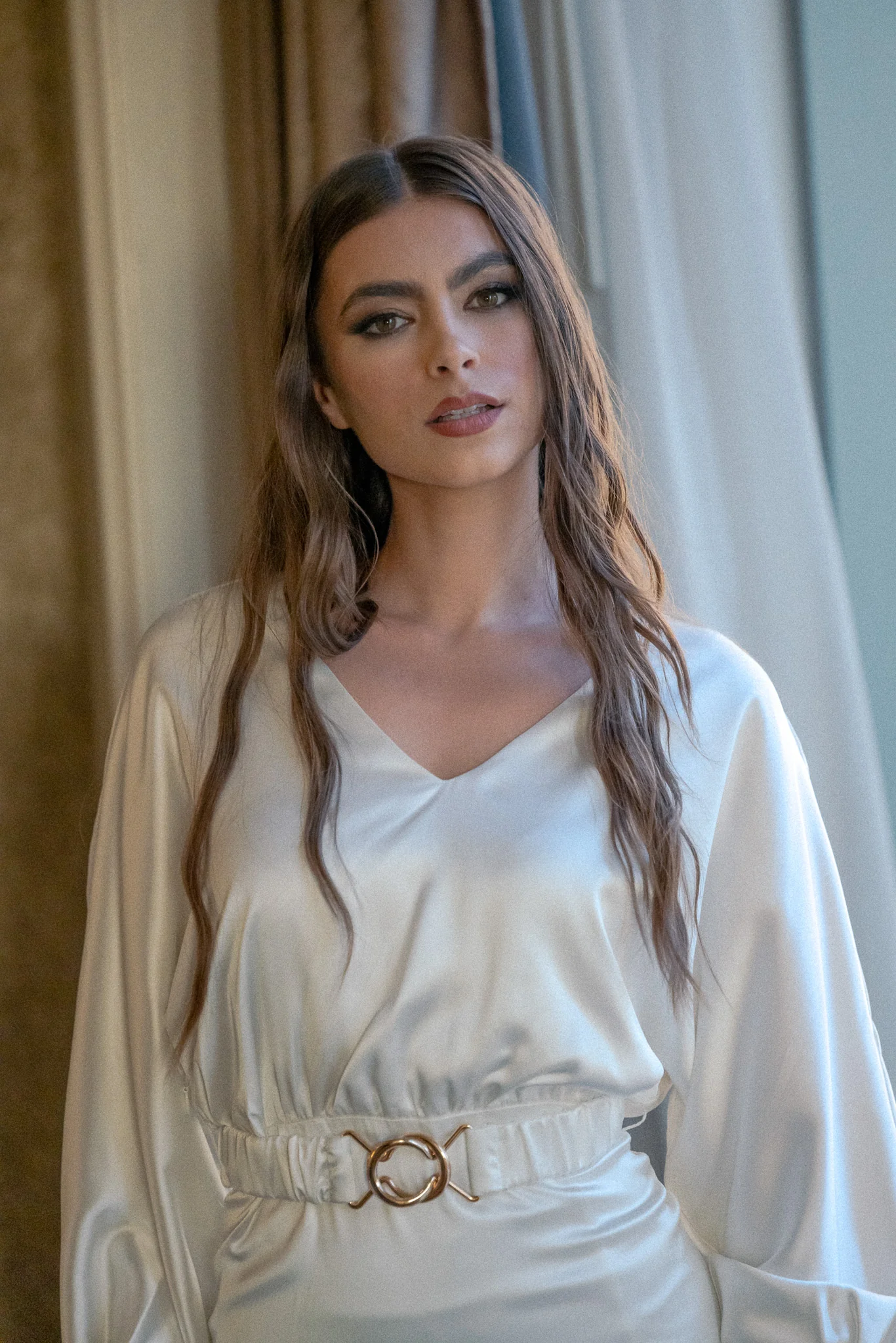 Emilijah Satin Dress - Image 3