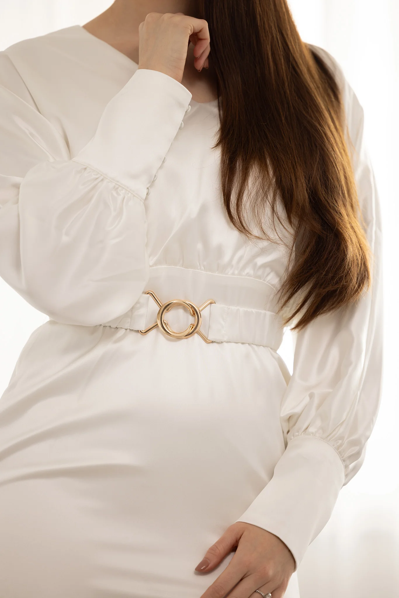 Emilijah Satin Dress - Image 8