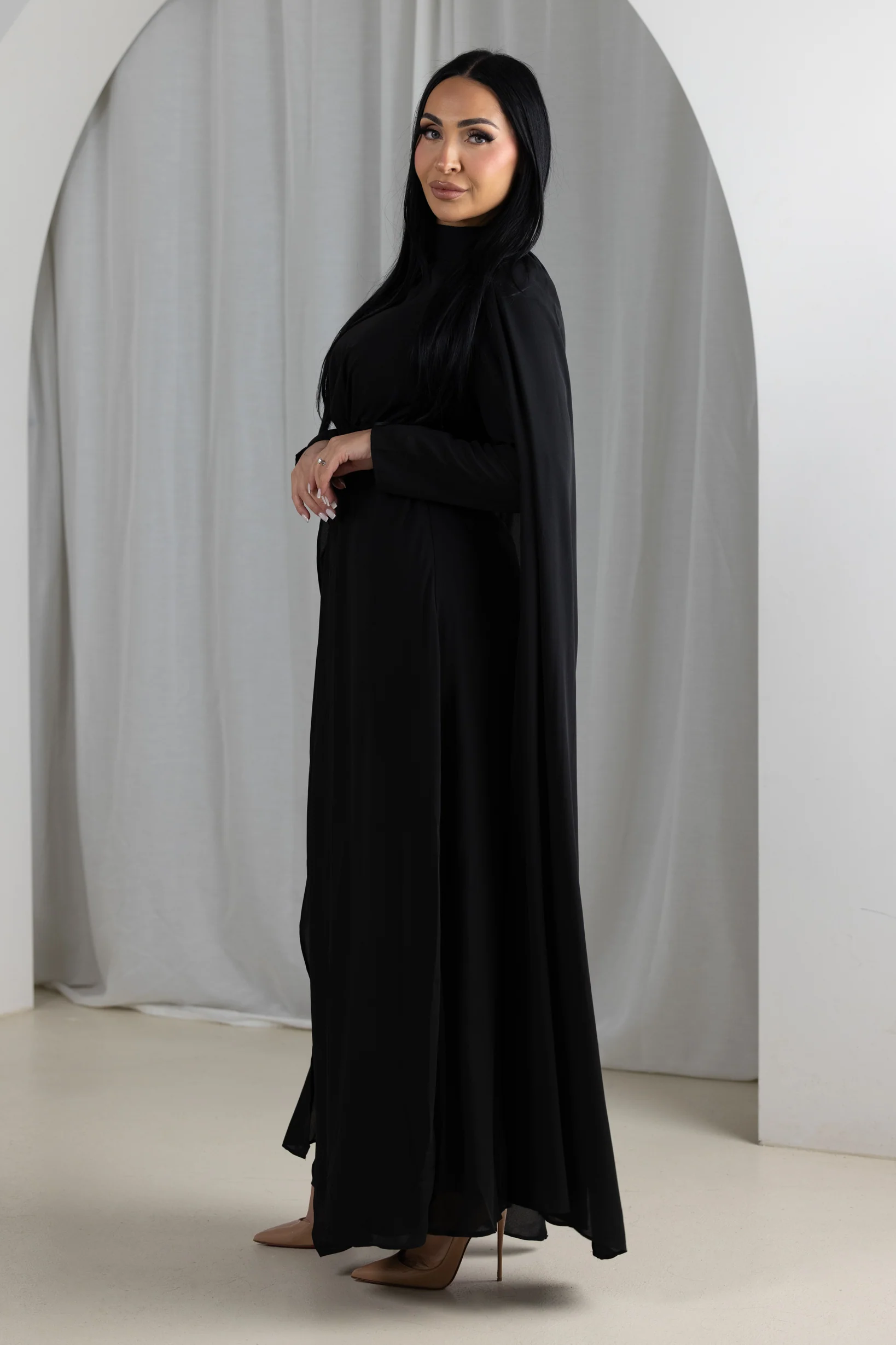 Eminent Cape Sleeve Dress - Image 8