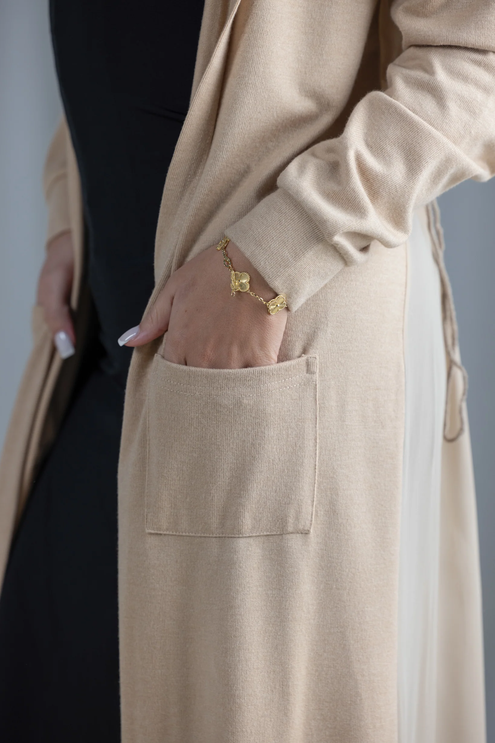 Eminent Chiffon Back Cardigan - Image 13