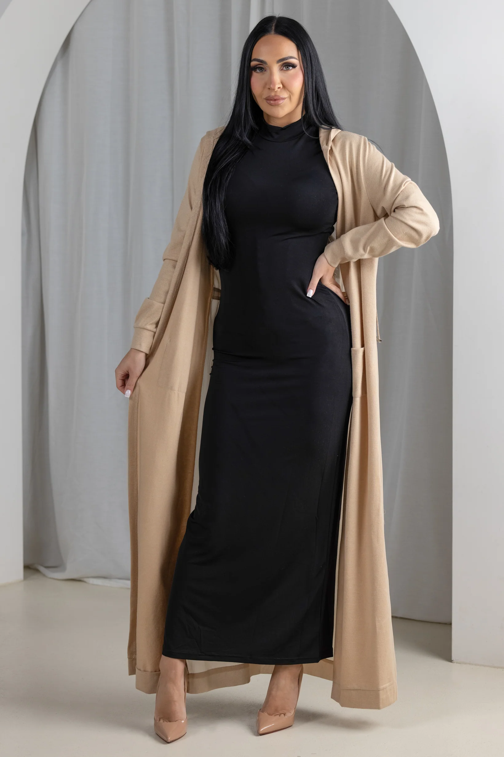 Eminent Chiffon Back Cardigan - Image 9