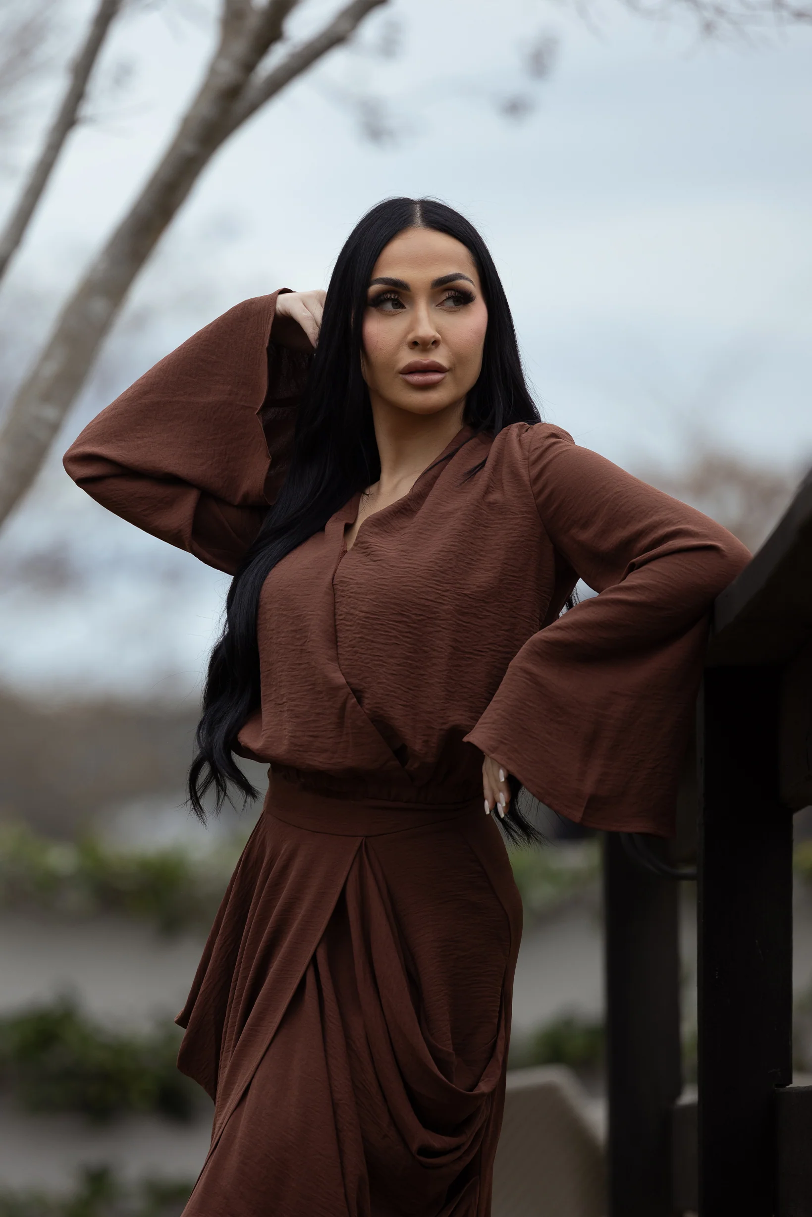 Eminent Crossover Blouse - Image 3