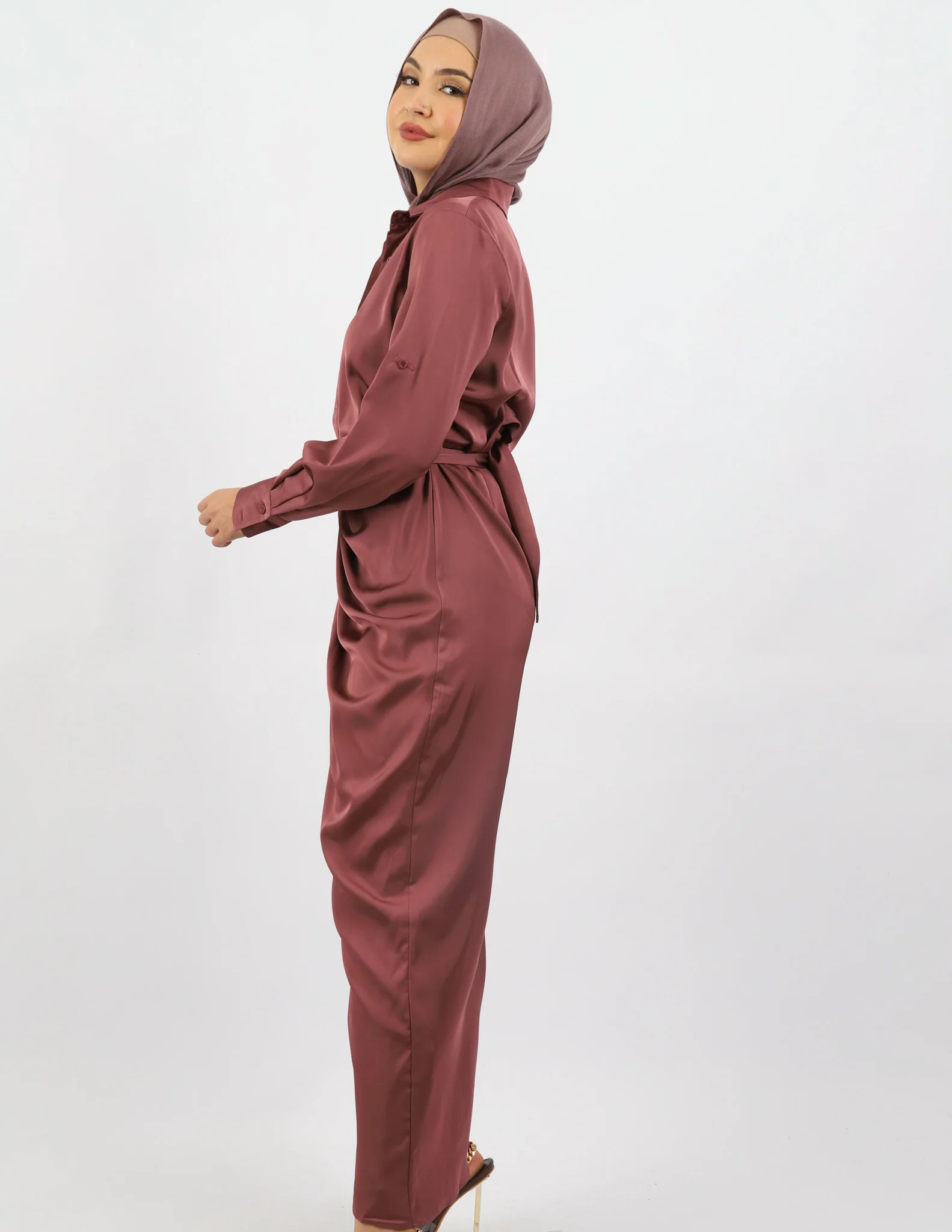 Escape Bella Ruched Maxi Dress - Image 5