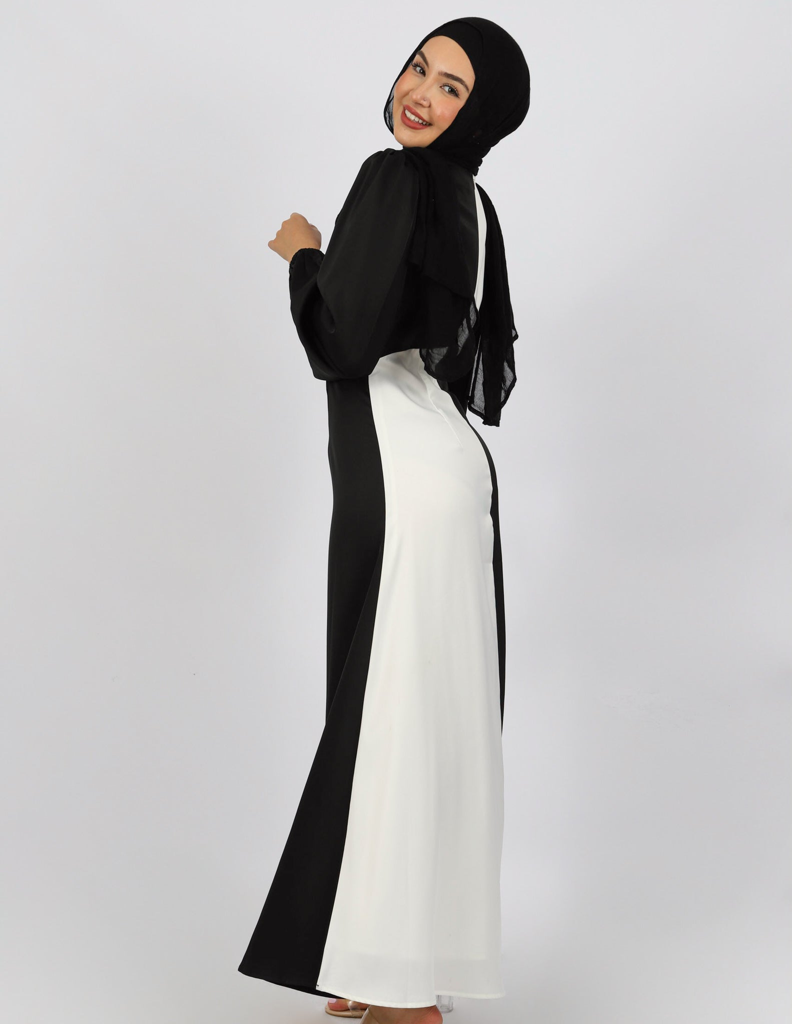 Escape Colour Block Maxi Dress - Image 6