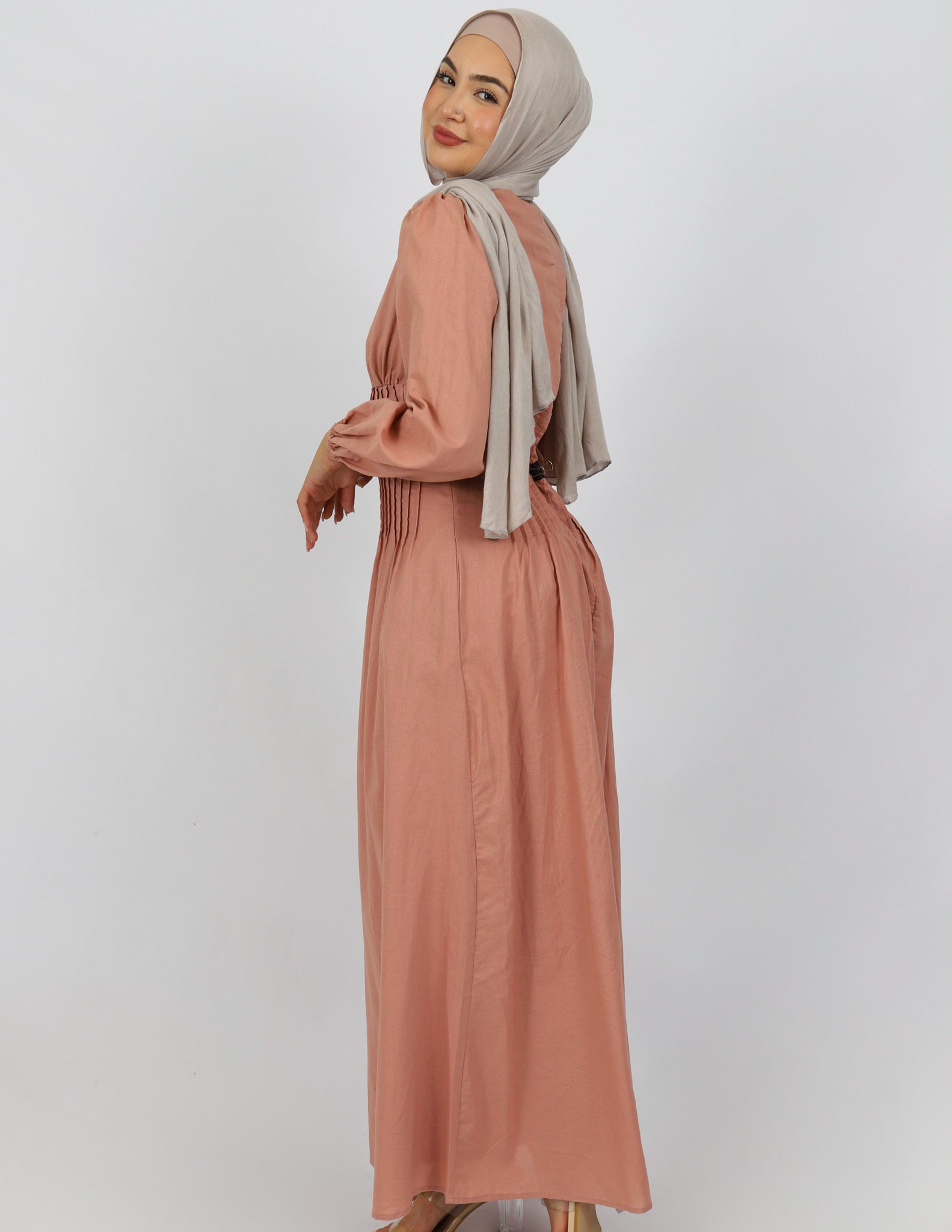 Escape Detailed Waist Maxi Dress - Image 7