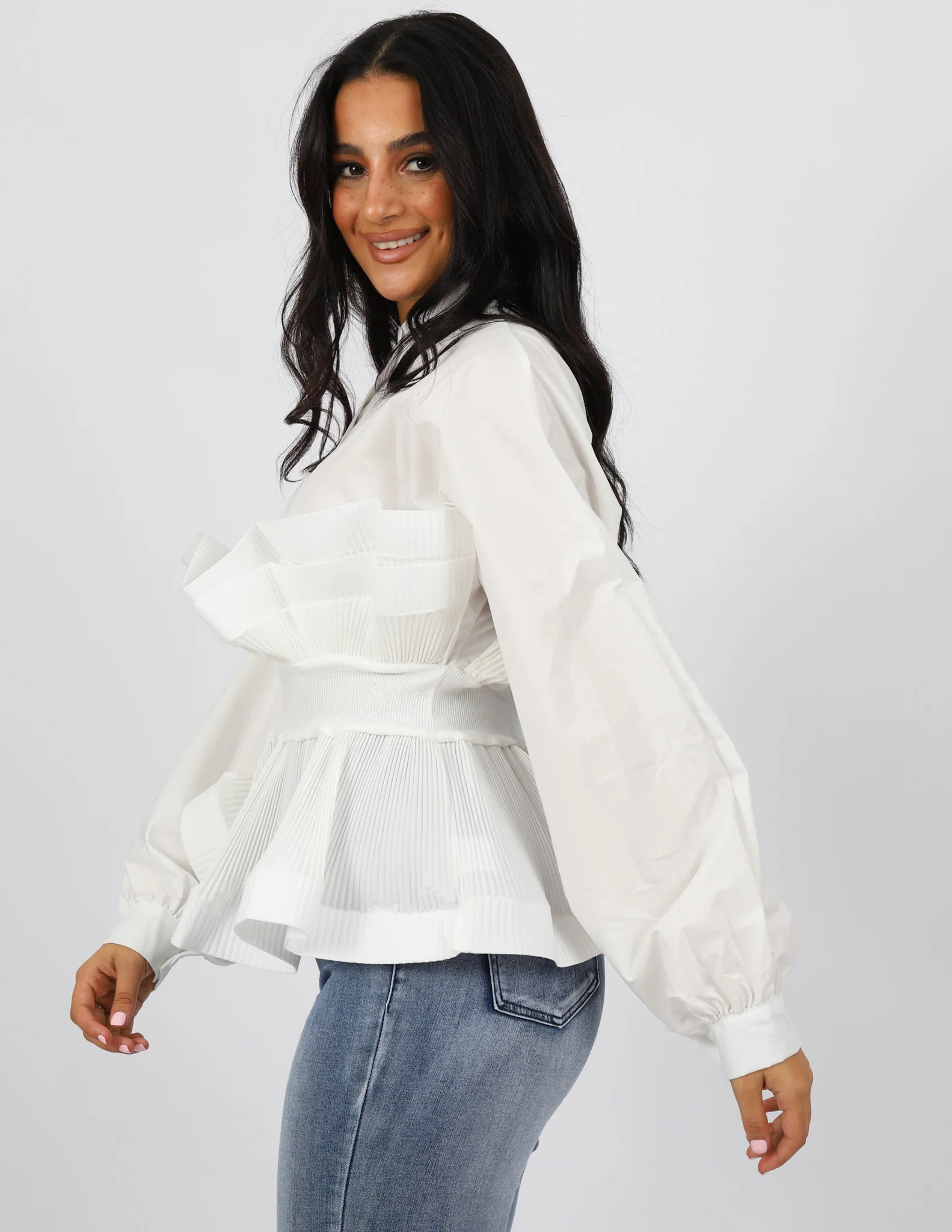 Escape Ruffle Waist Top - Image 13