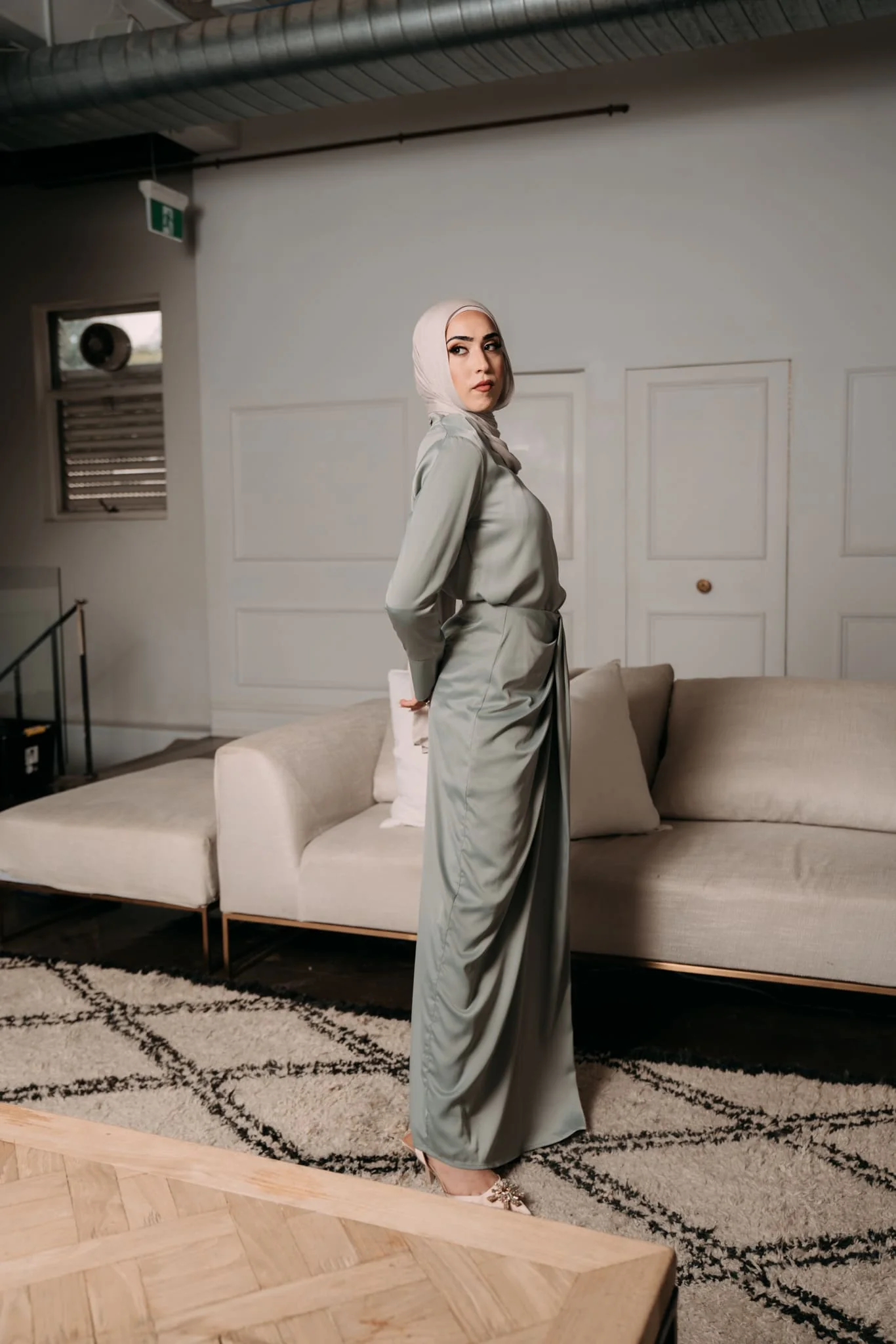 Escape Shani Drape Neck Top - Image 2