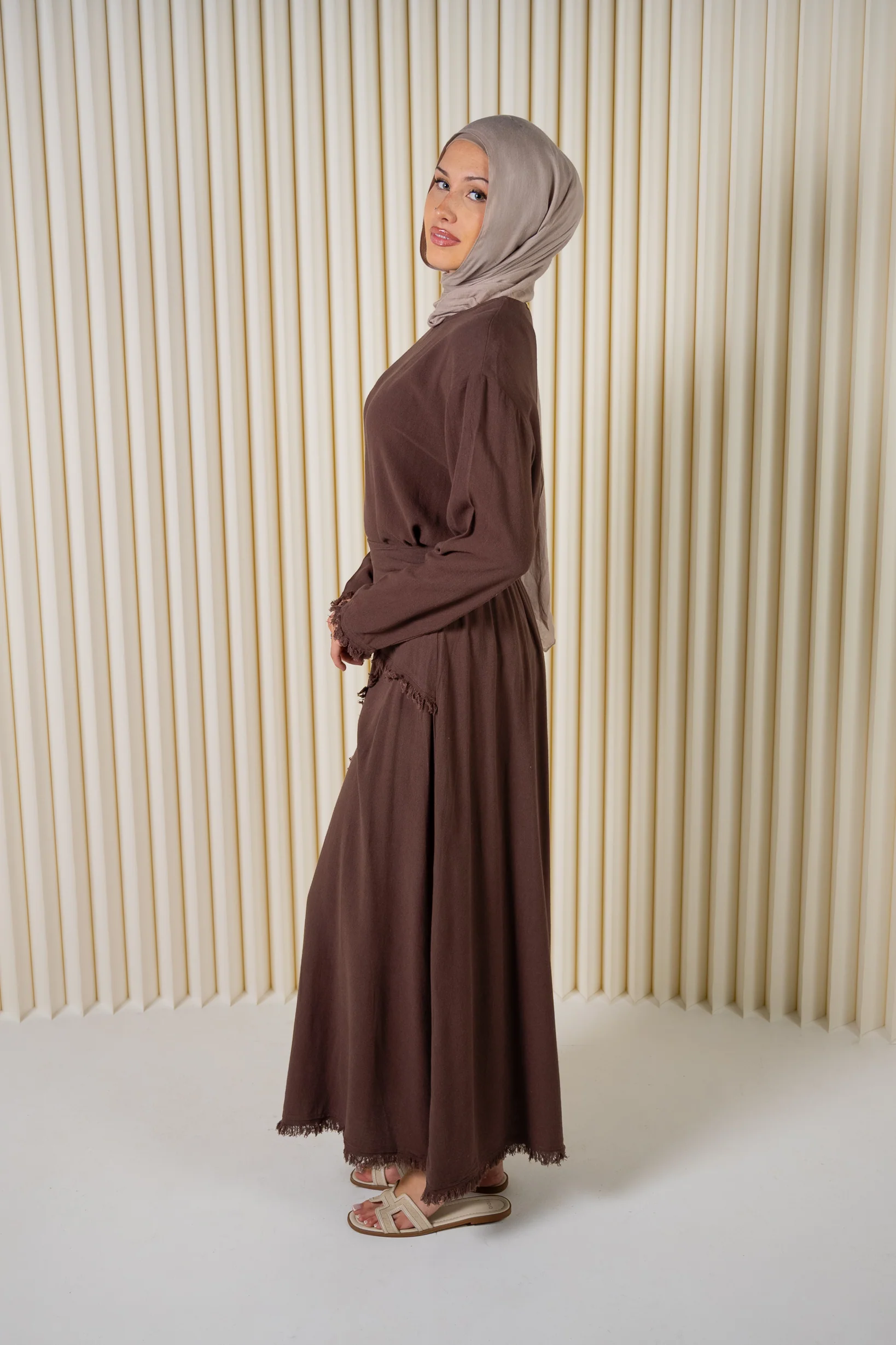 Evaline linen Skirt & Top Set - Image 2