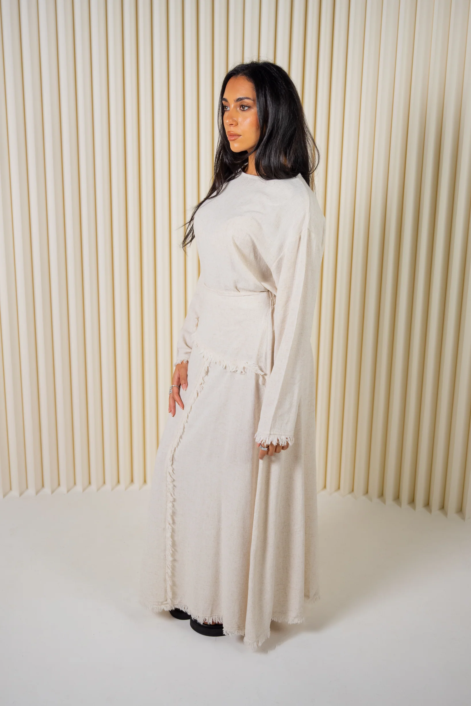 Evaline linen Skirt & Top Set - Image 8