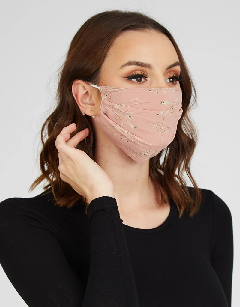 Face Mask Floral Chiffon - Image 2