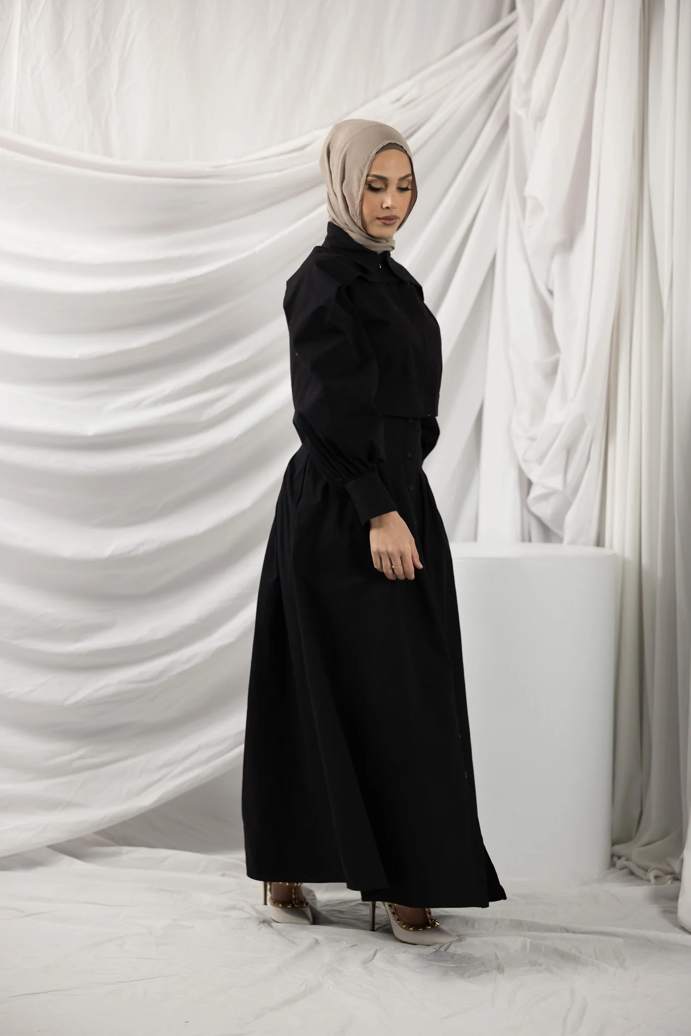 Farah Button Detailed Maxi Skirt - Image 11